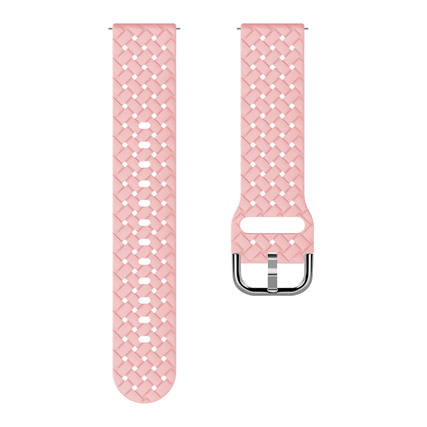 Withings Steel HR Sport Braided Silicone Strap (Pink)
