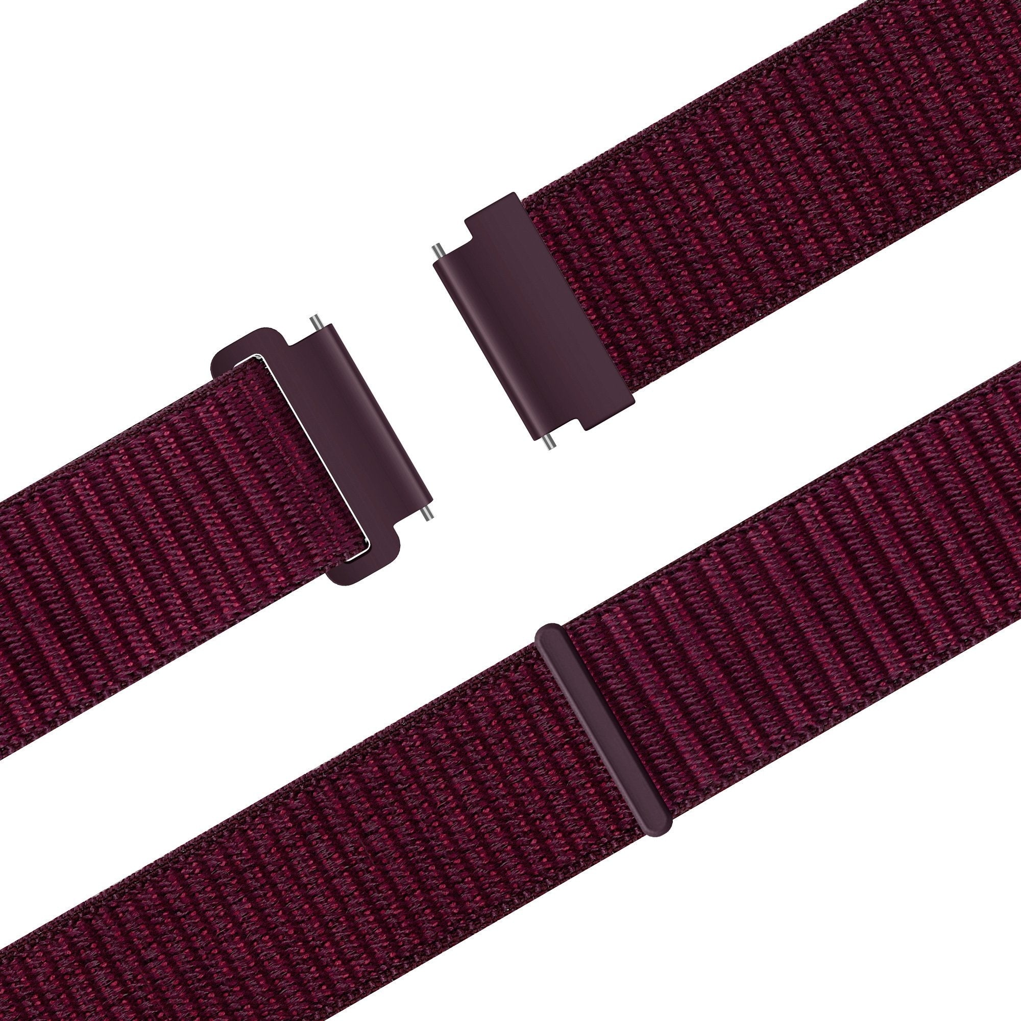 Bandz Oppo Watch X2 Mini Nylon Strap 'Easy Fit' (Plum)
