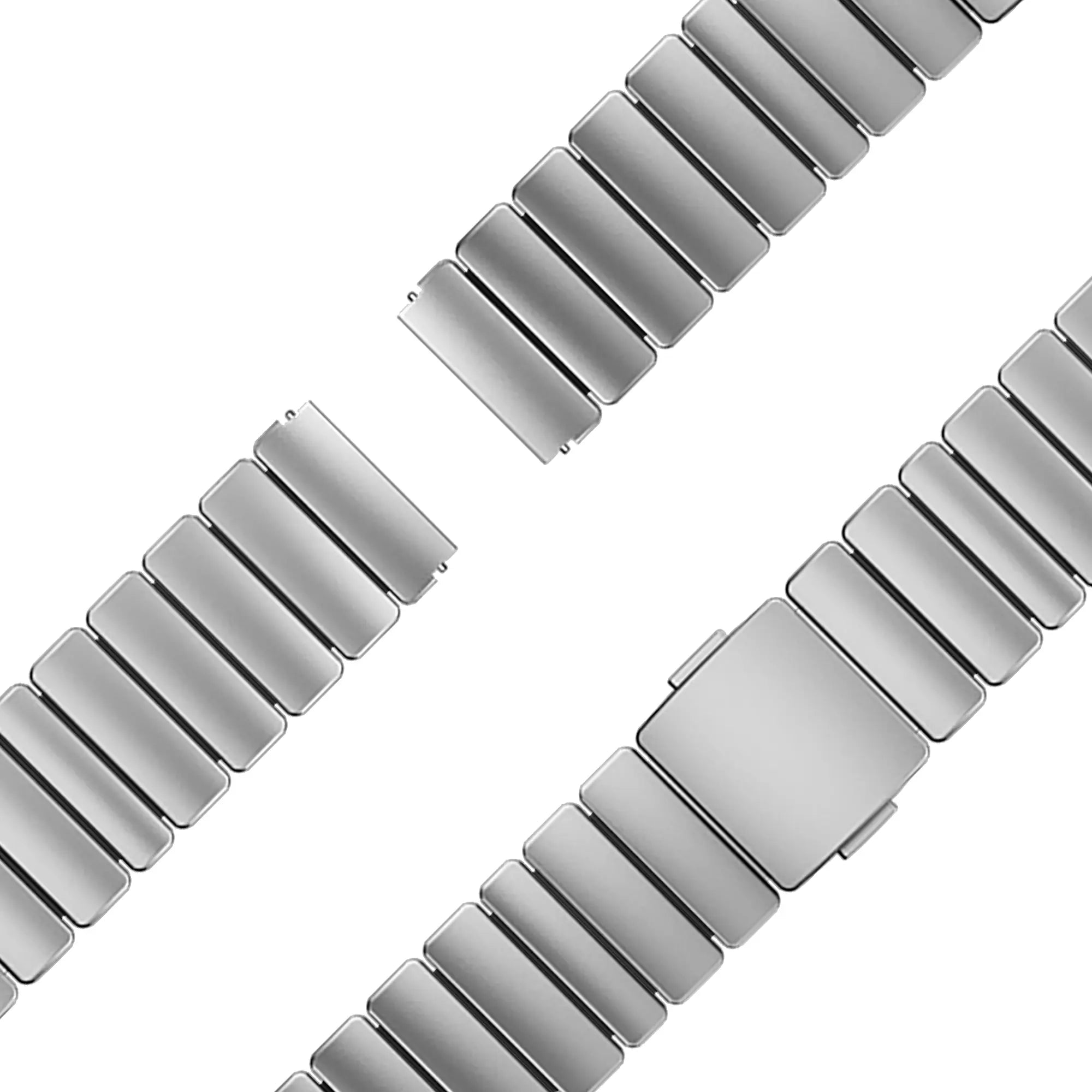 Bandz Garmin Venu 2 Titanium Strap 'Hybrid' (Titanium/Black)