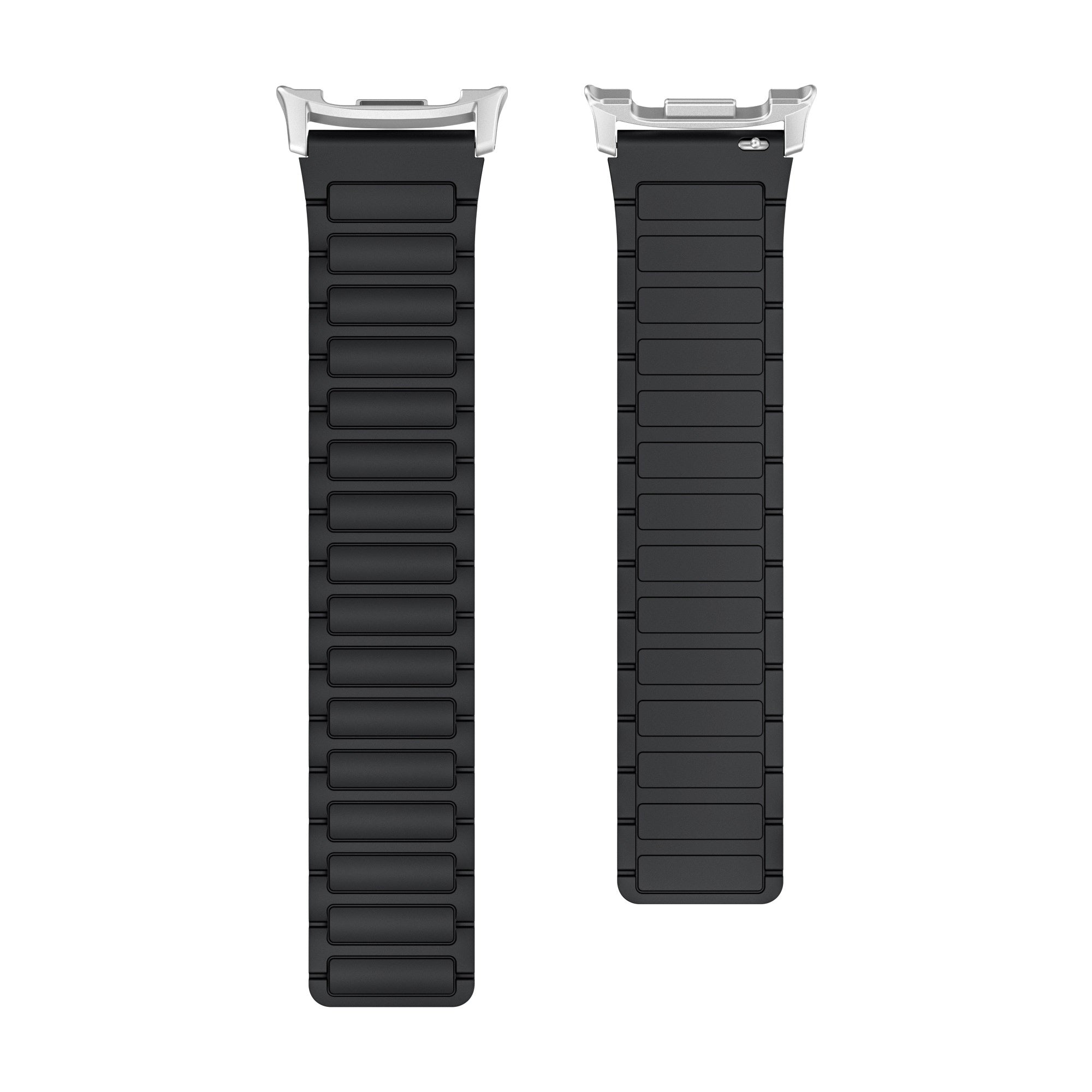 Samsung Galaxy Watch 9 - 44mm Magnetic Silicone Strap (Black)