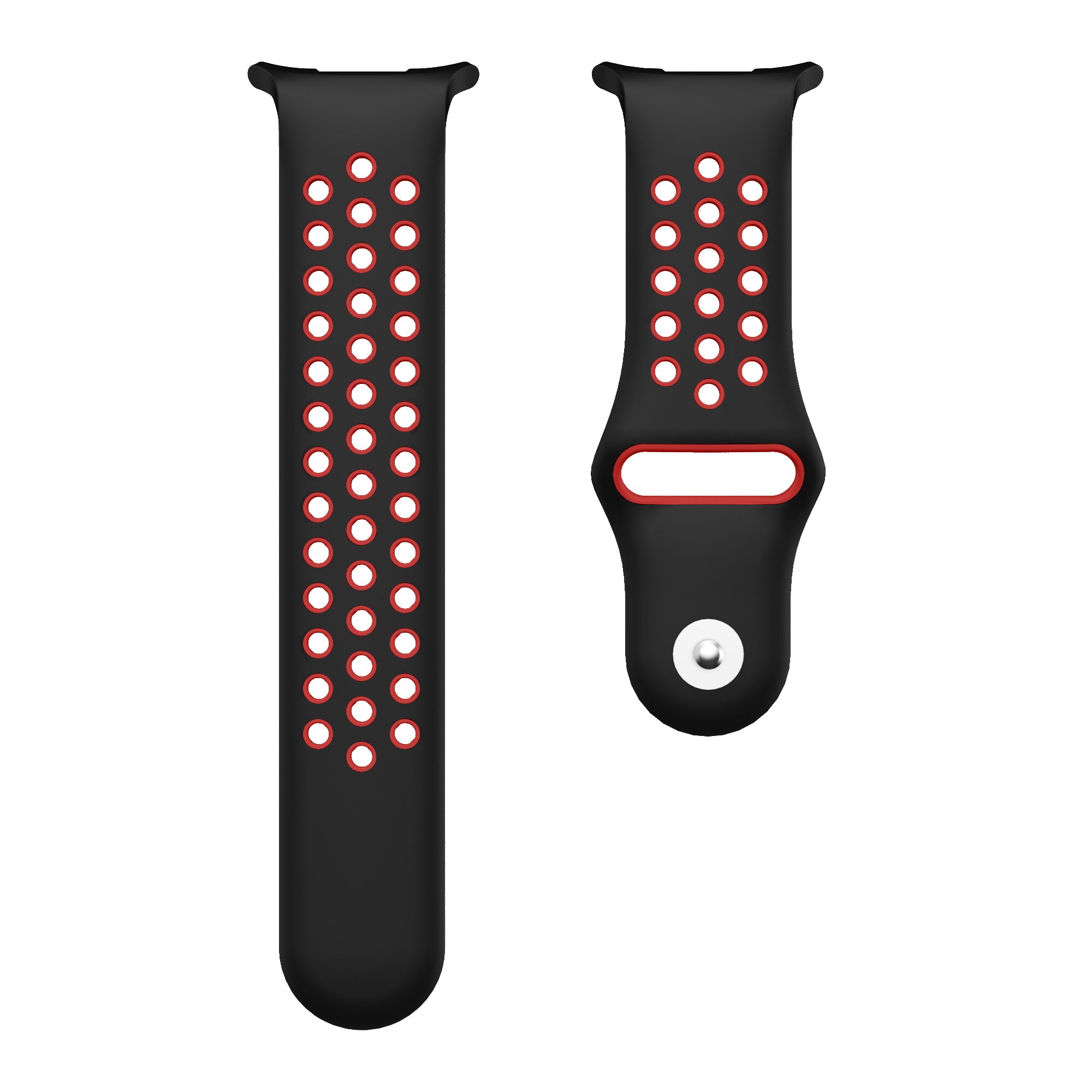 Samsung Galaxy Watch Ultra 2 Sport Strap (Black/Red)