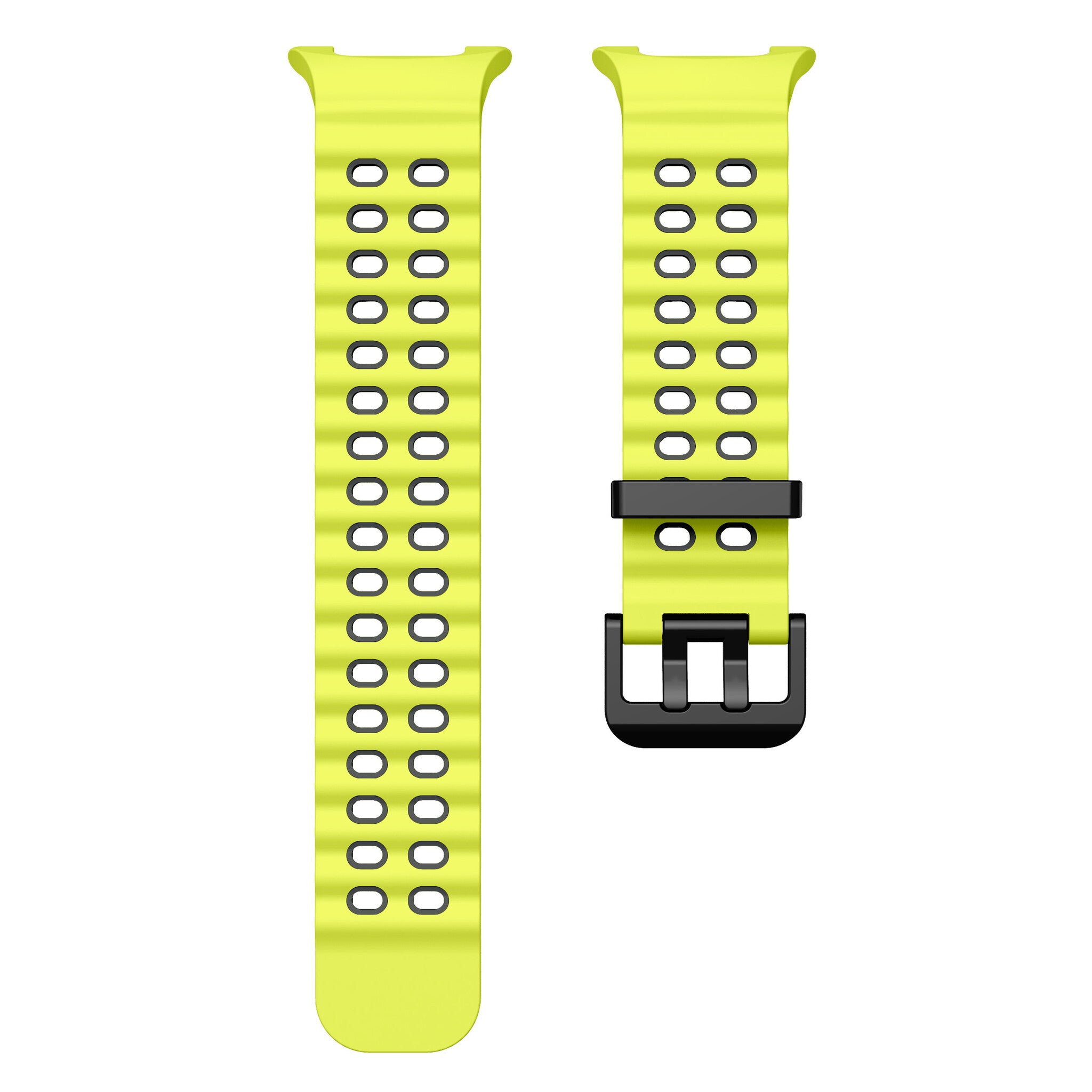 Samsung Galaxy Watch 9 - 44mm Ocean Strap (Lime/Dark Grey)