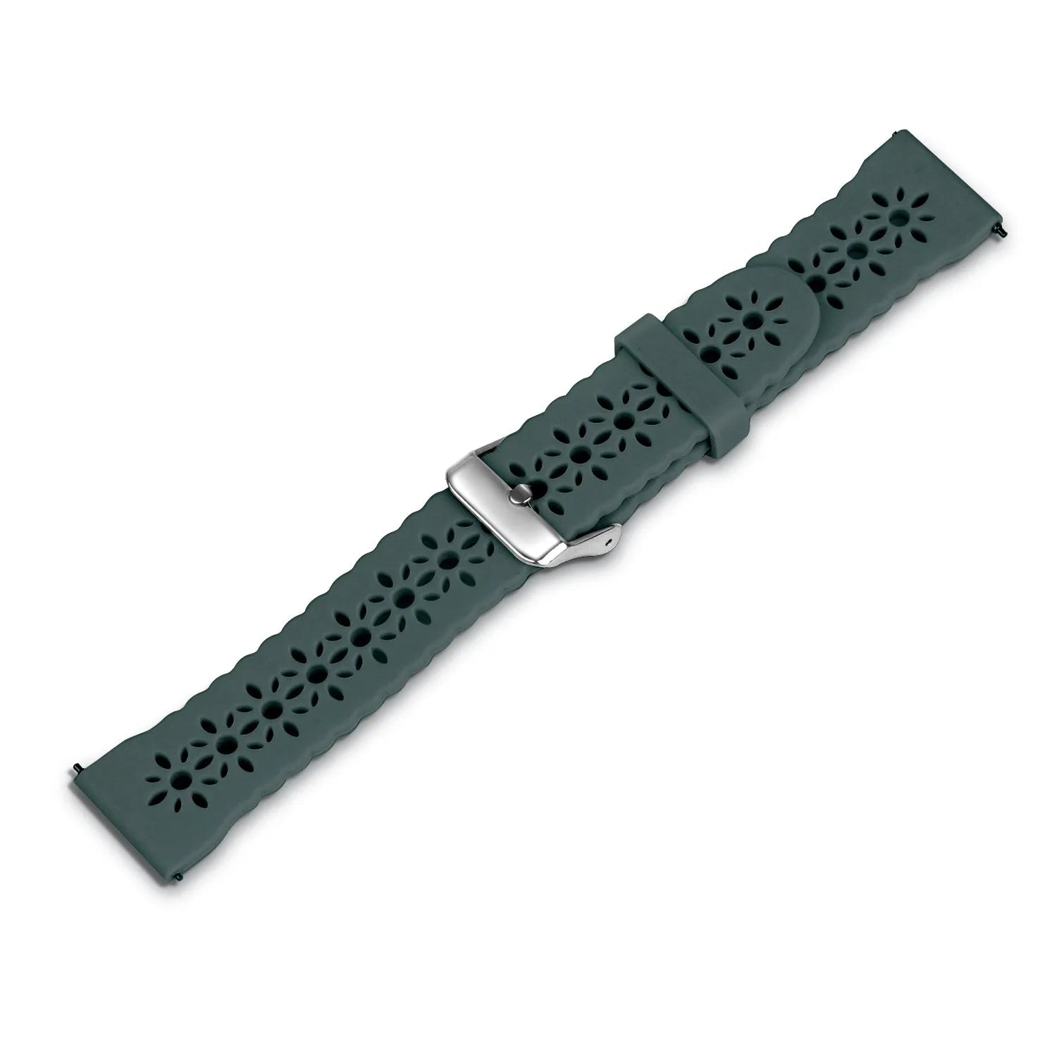 Amazfit Bip U (Pro) Patterned Silicone Strap (Viridian)