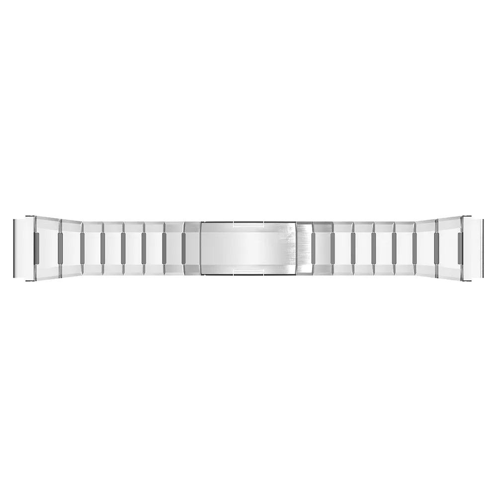 Polar Grit X 'One Push' Steel Hybrid Strap (Titanium/Grey)