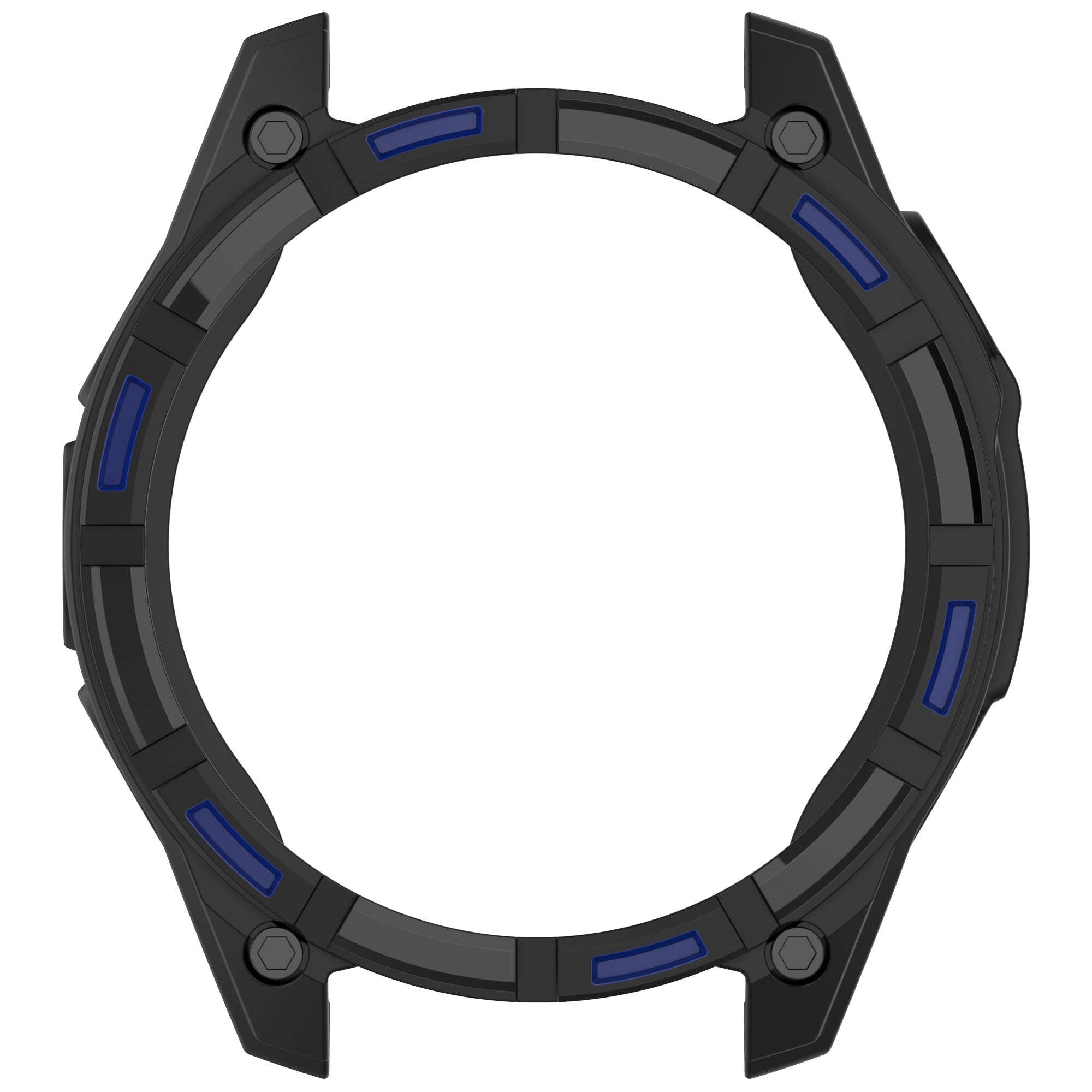 Garmin Quatix 8 - 51mm Rugged TPU Case (Black/Blue)