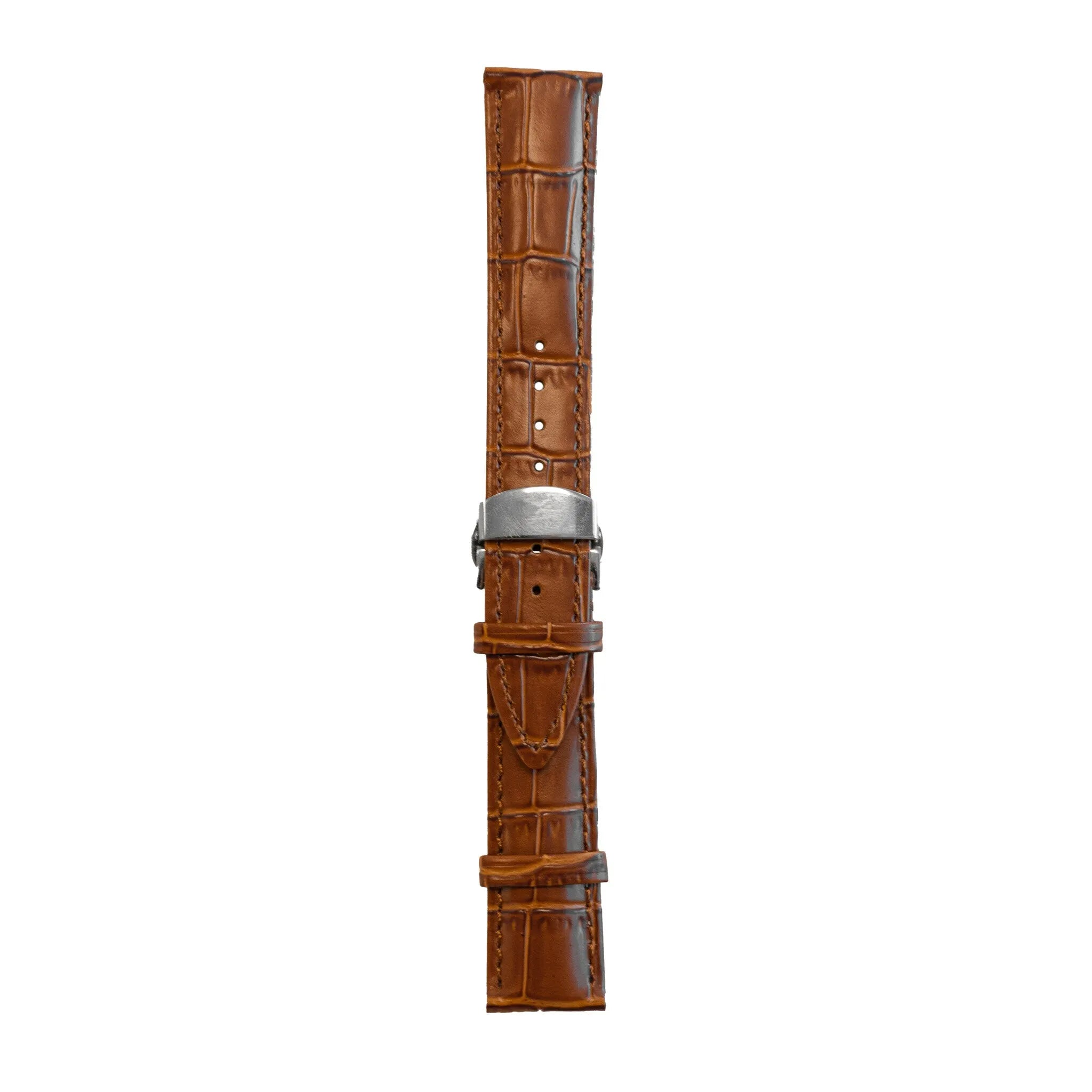 Amazfit Bip U (Pro) Luxury Leather Strap (Brown)