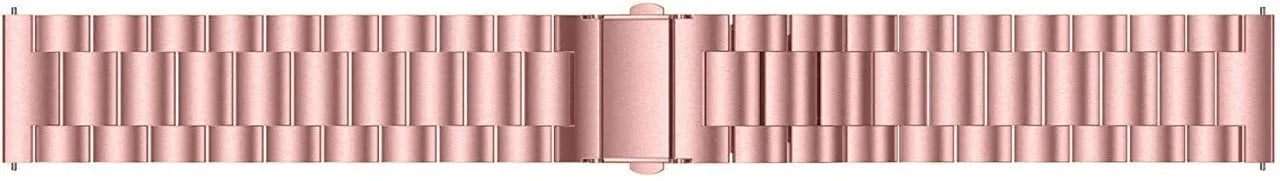 Steel Strap, pink, laid flat, joined, direct top view
