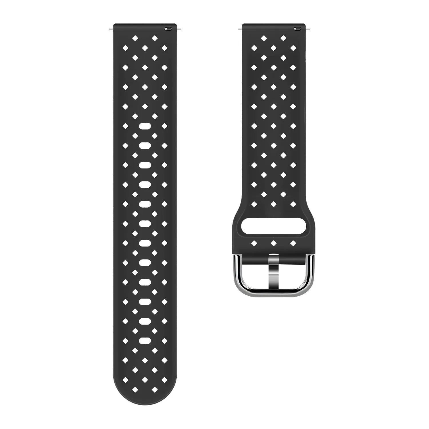Amazfit Bip U (Pro) Braided Silicone Strap (Black)