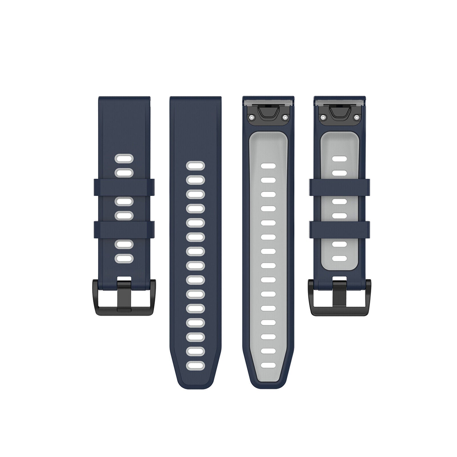 Garmin D2 Mach 1 Pro Sport Strap with Buckle (Blue/Grey)