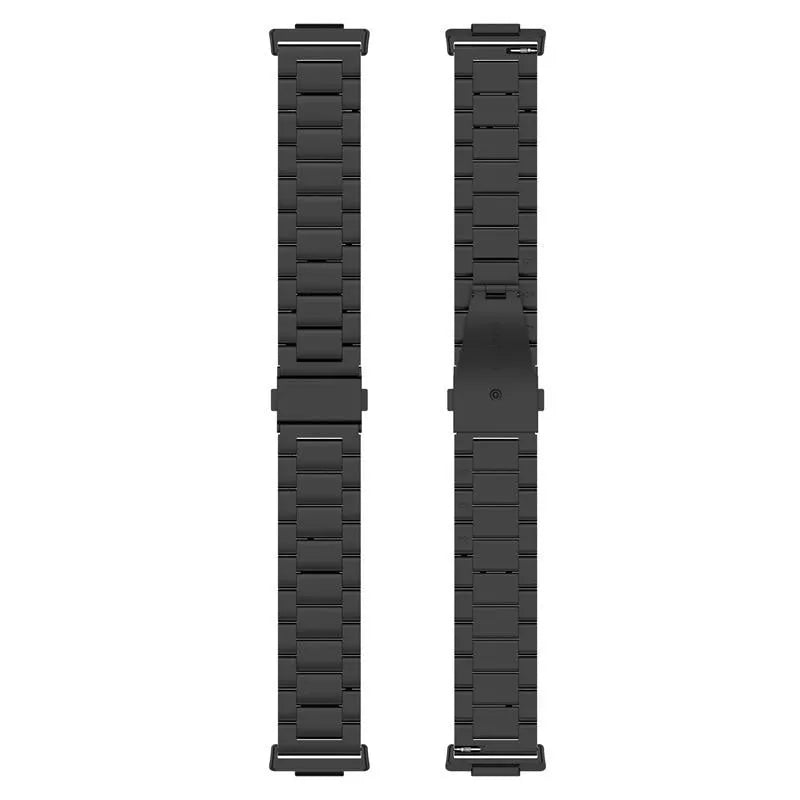 Steel Strap, laid flat, separate parts, top and underside view