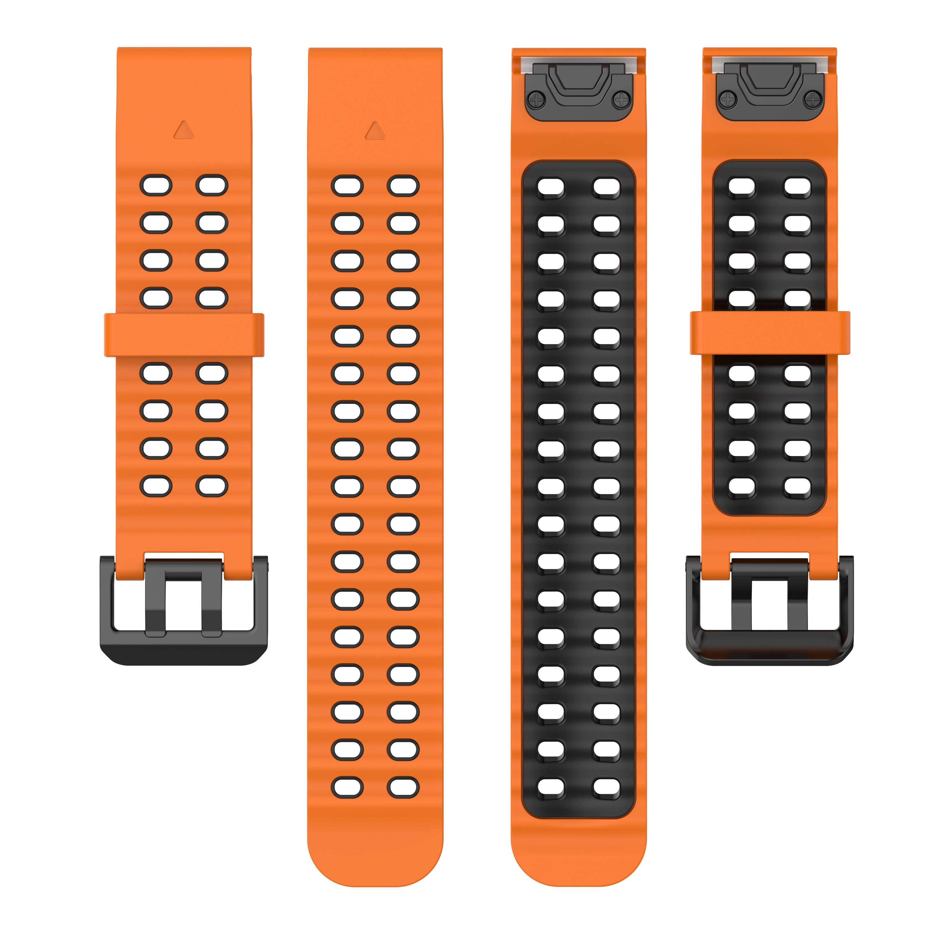 Garmin Fenix 8 Pro - 51mm Wave Sport Strap (Orange/Black)
