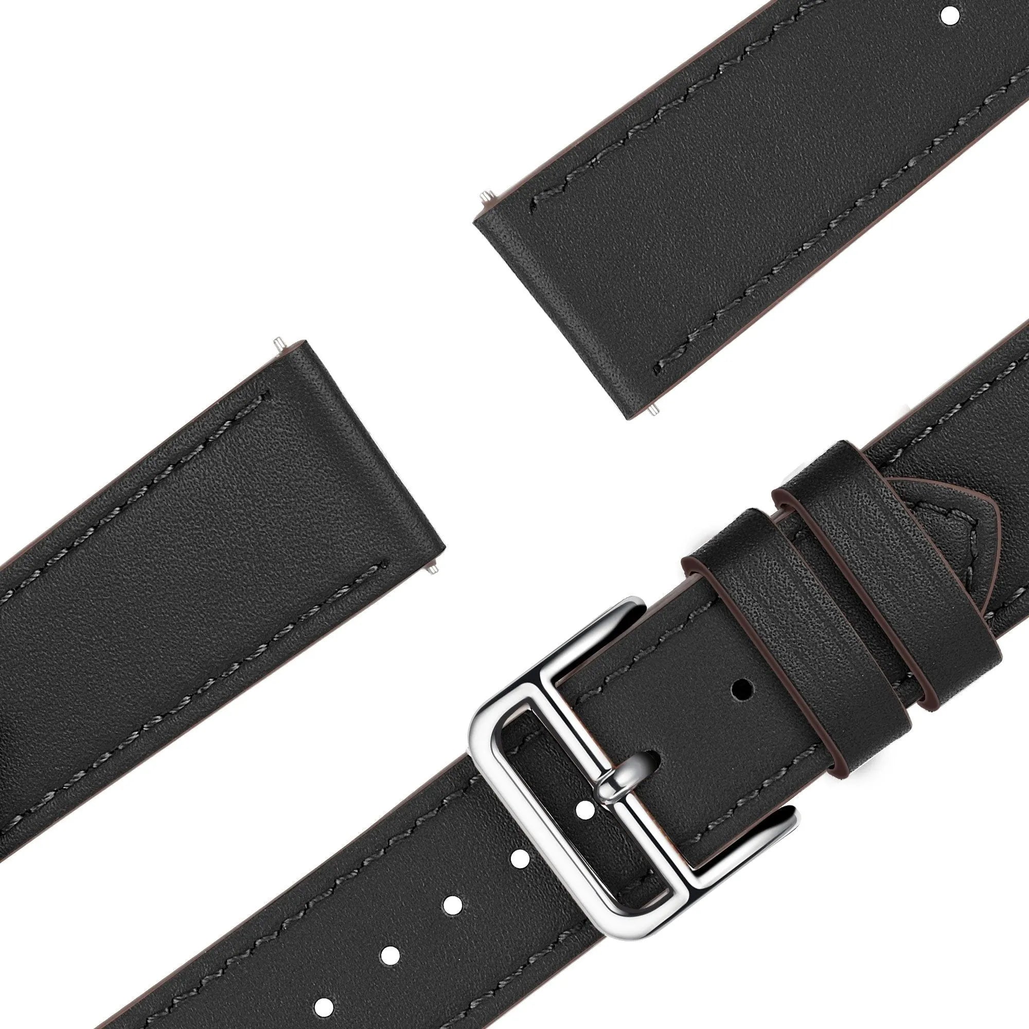 Bandz Gard Pro Health Smartwatch 3 - 41mm Leather Strap 'Deluxe' (Black)