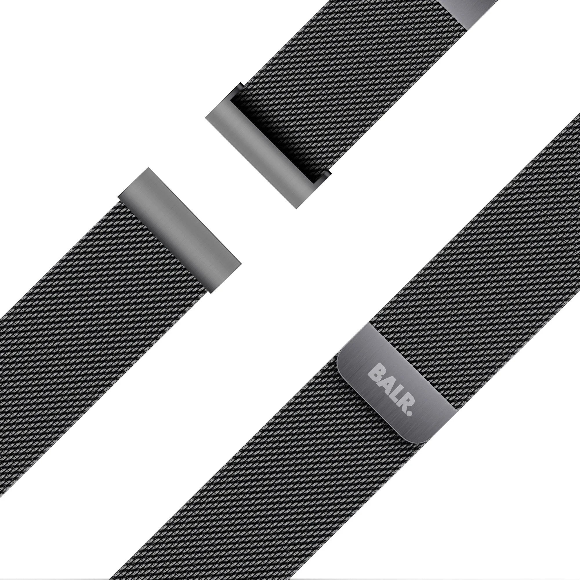 BALR Polar Grit X Pro Milanese Strap (Black)