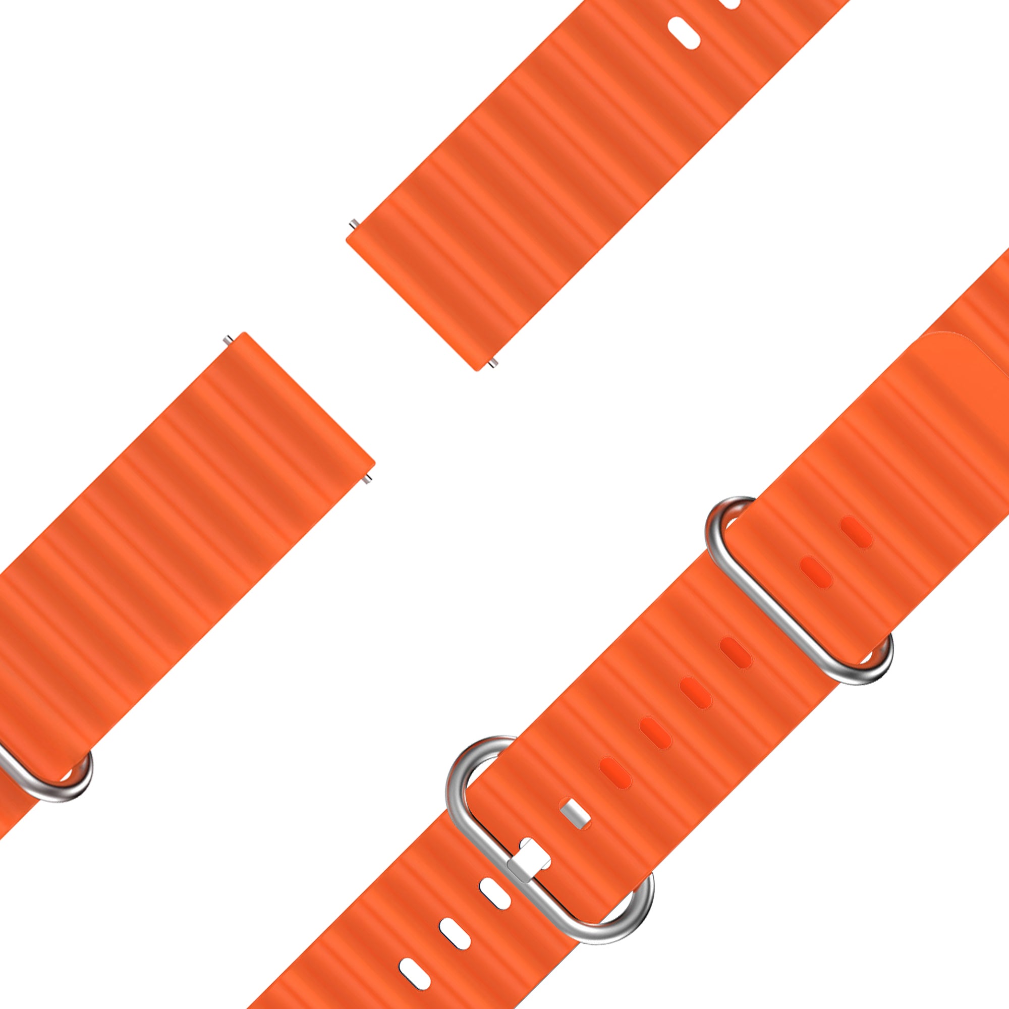 Bandz Garmin Vivomove 3 Ocean Strap 'Classic' (Orange)