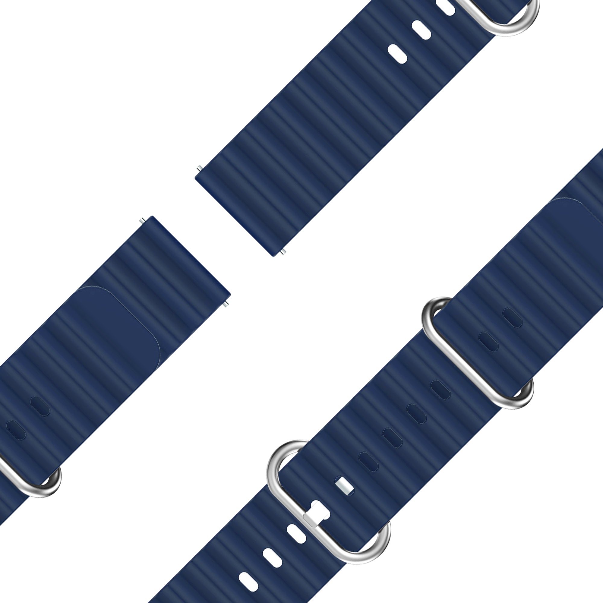 Bandz Garmin Vivomove 3 Ocean Strap 'Classic' (Dark Blue)