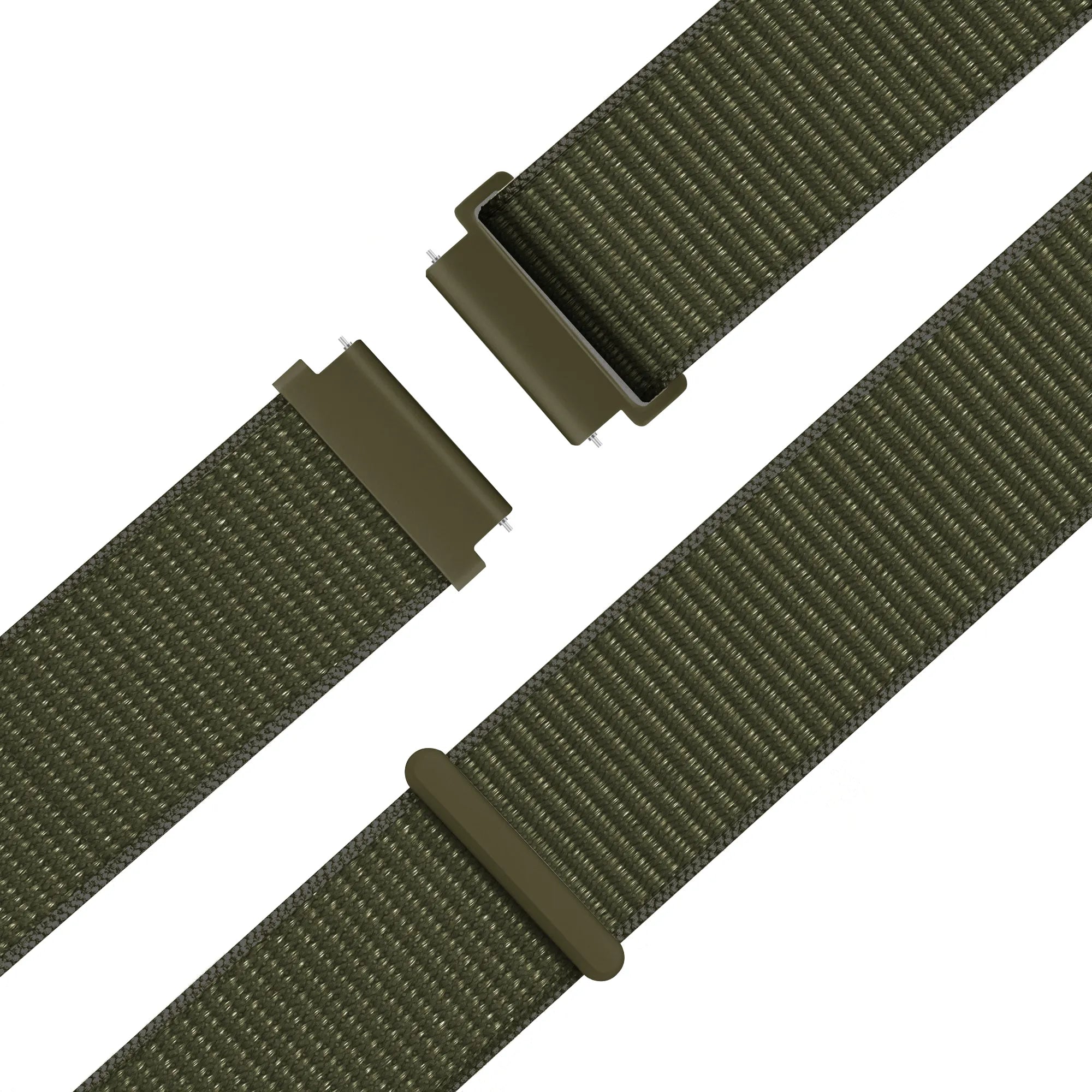 Bandz Garmin Forerunner 265 Nylon Loop Strap (Olive)