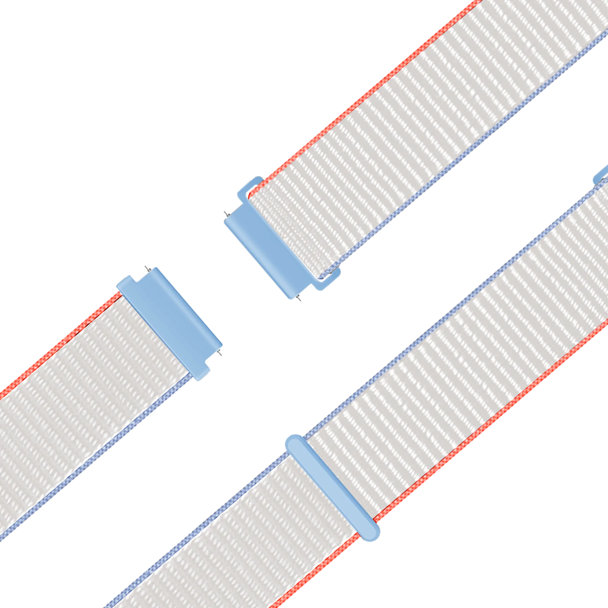Bandz Garmin Forerunner 265s Nylon Loop Strap (Milk White)