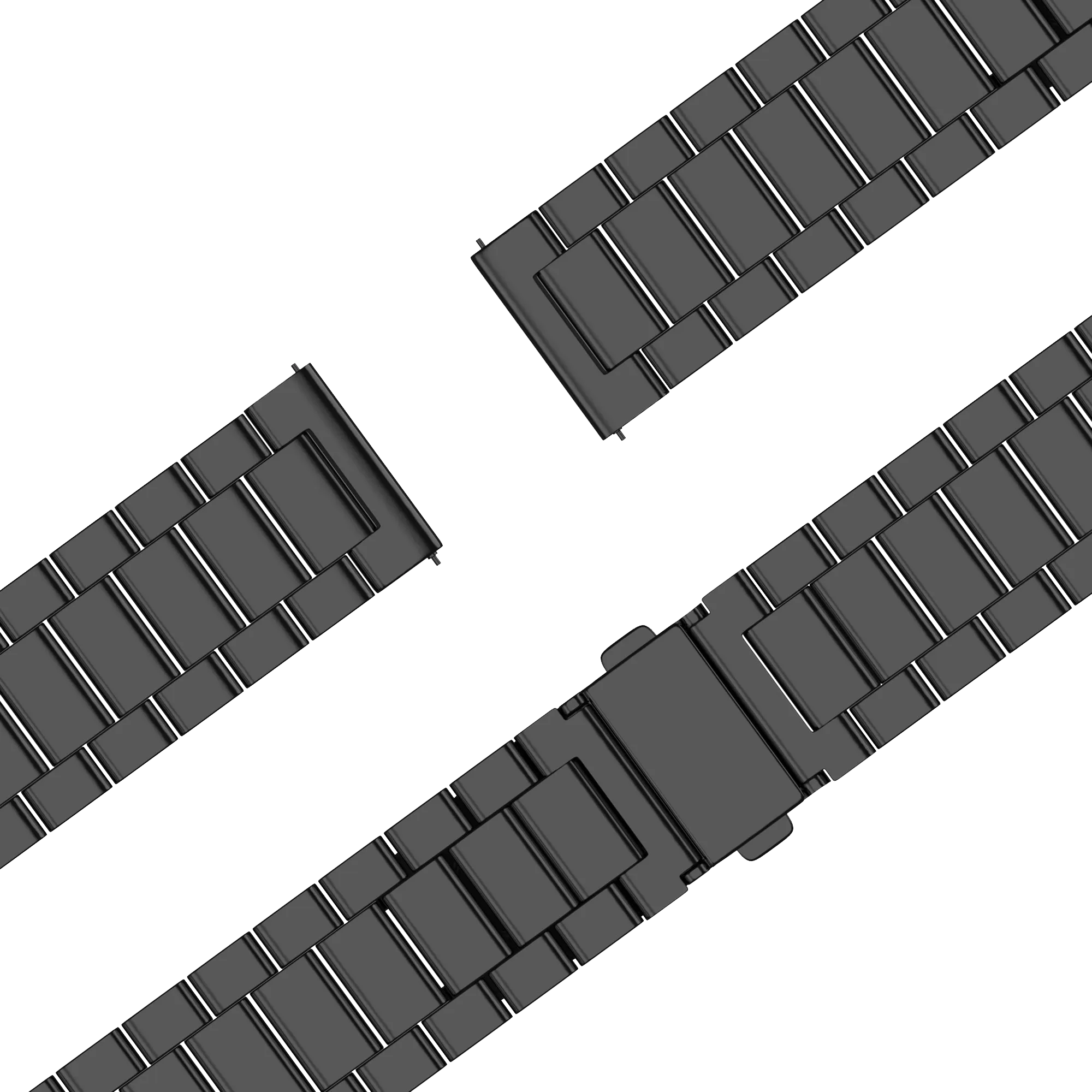 Bandz Garmin Forerunner 170 Steel Strap 'Classic' (Black)