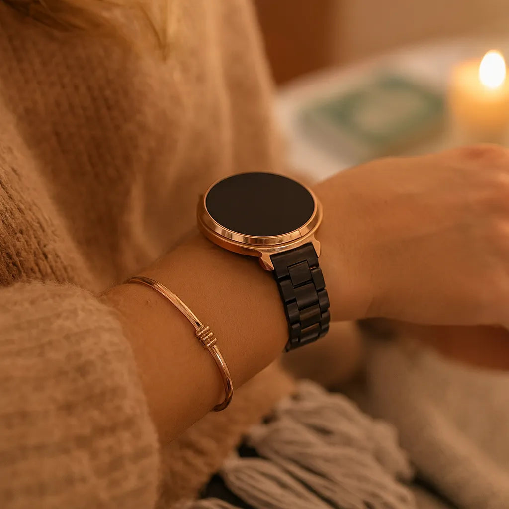 Bandz Pebble Round 2 - 14mm Steel Strap 'Classic' (Black)