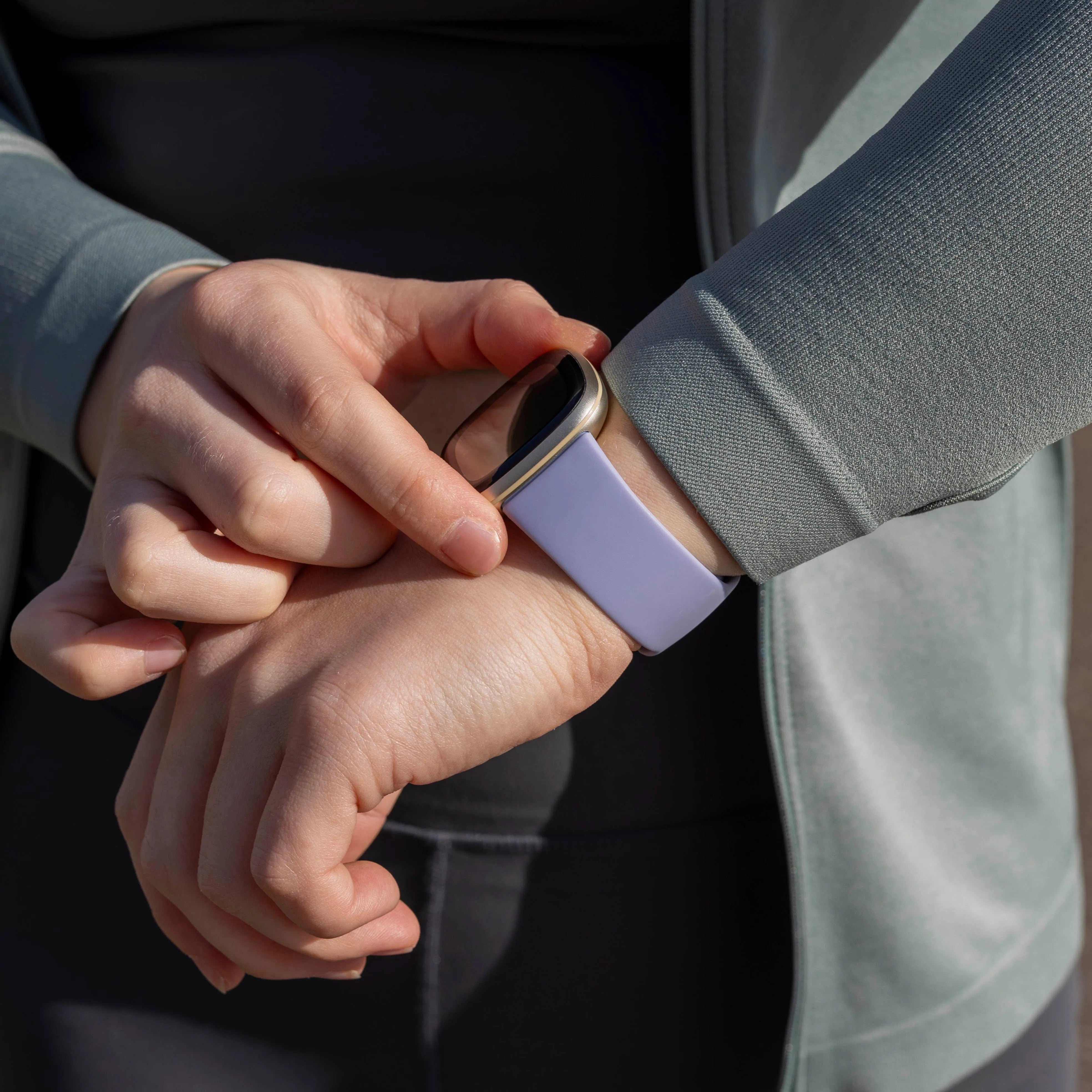 Fitbit Sense 2 Silicone Strap Classic (Lavender)