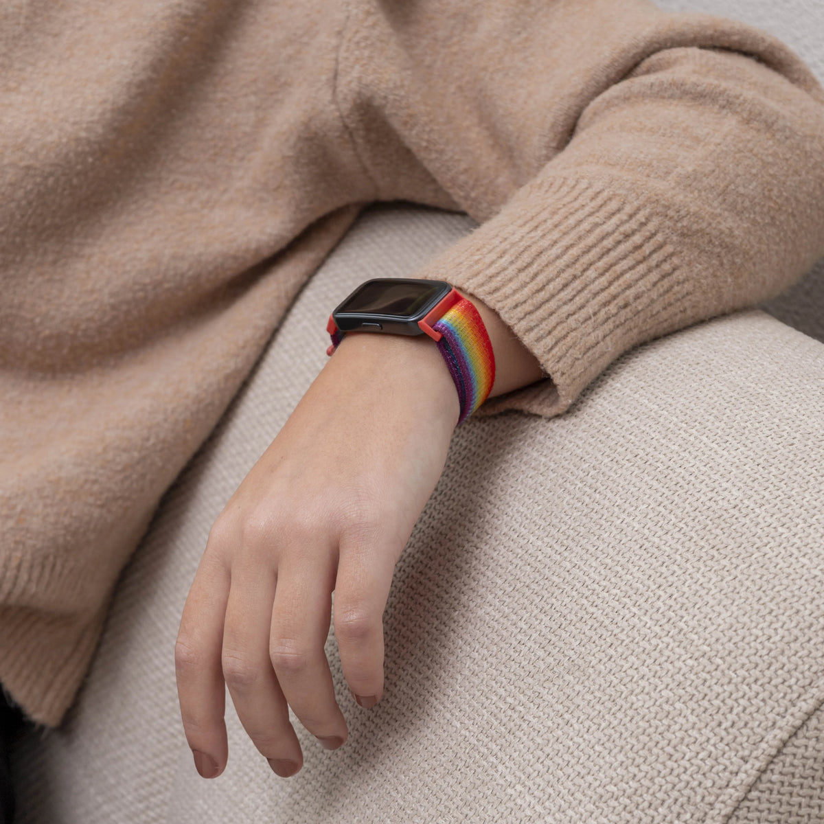 Nylon Strap, rainbow, lifestyle photo