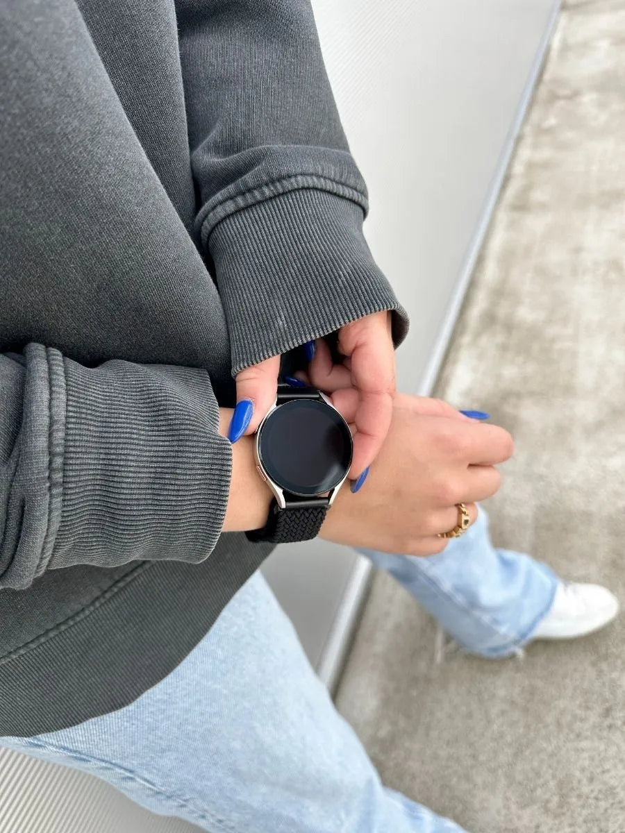 Amazfit Bip 6 Adjustable Woven Strap (Black)