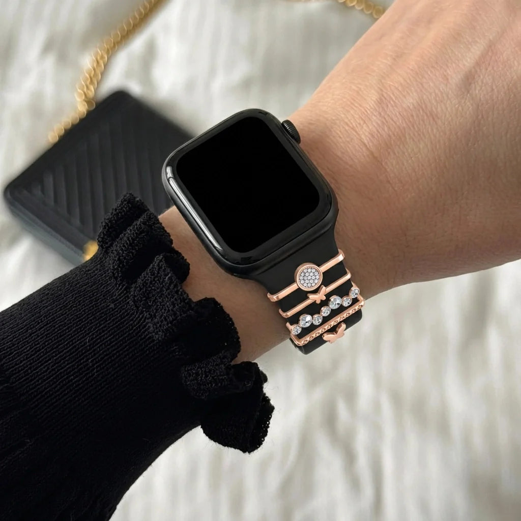 Watch Strap Charm - Butterfly (Rose Gold)
