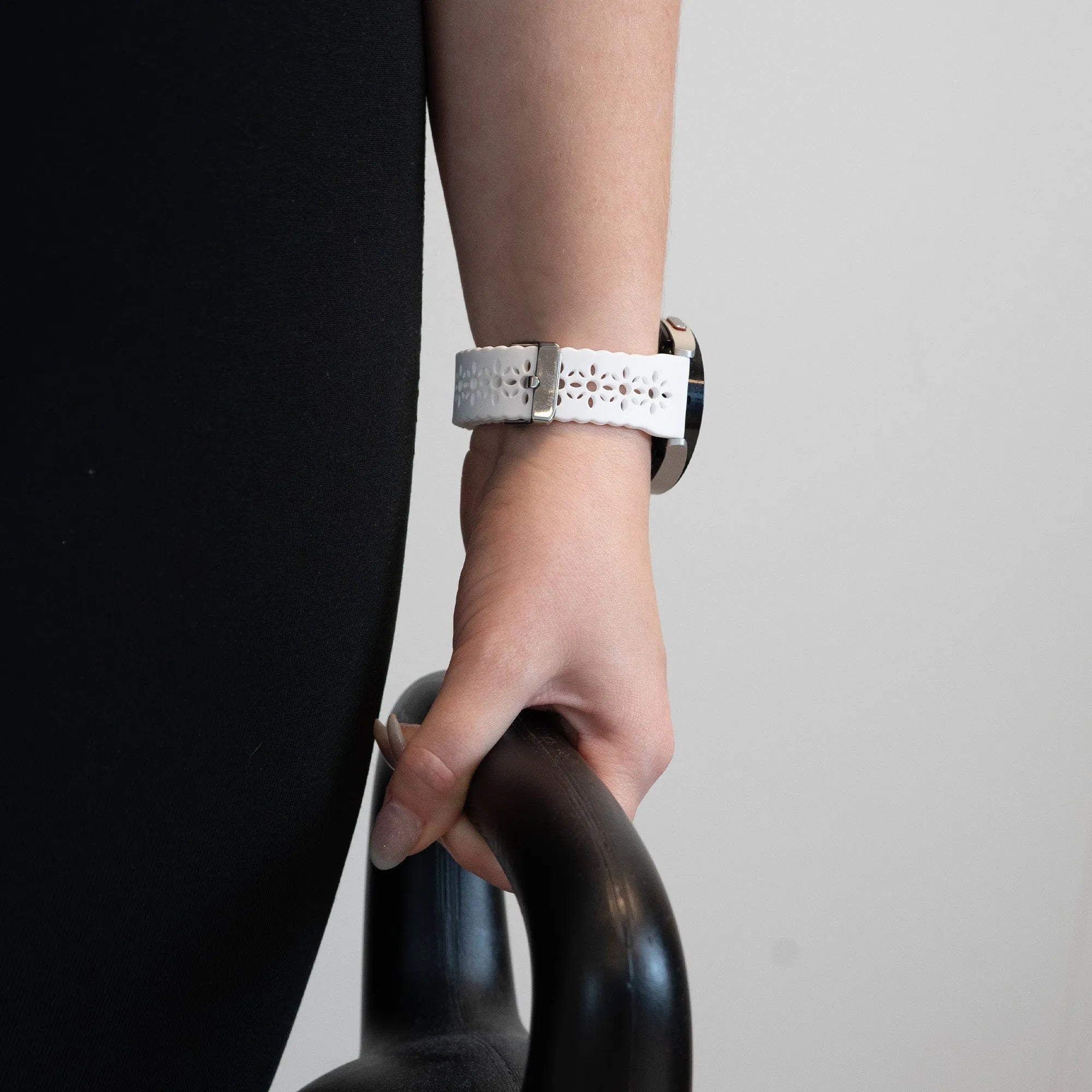 Bandz Maoo Ventura Patterned Silicone Strap (White)