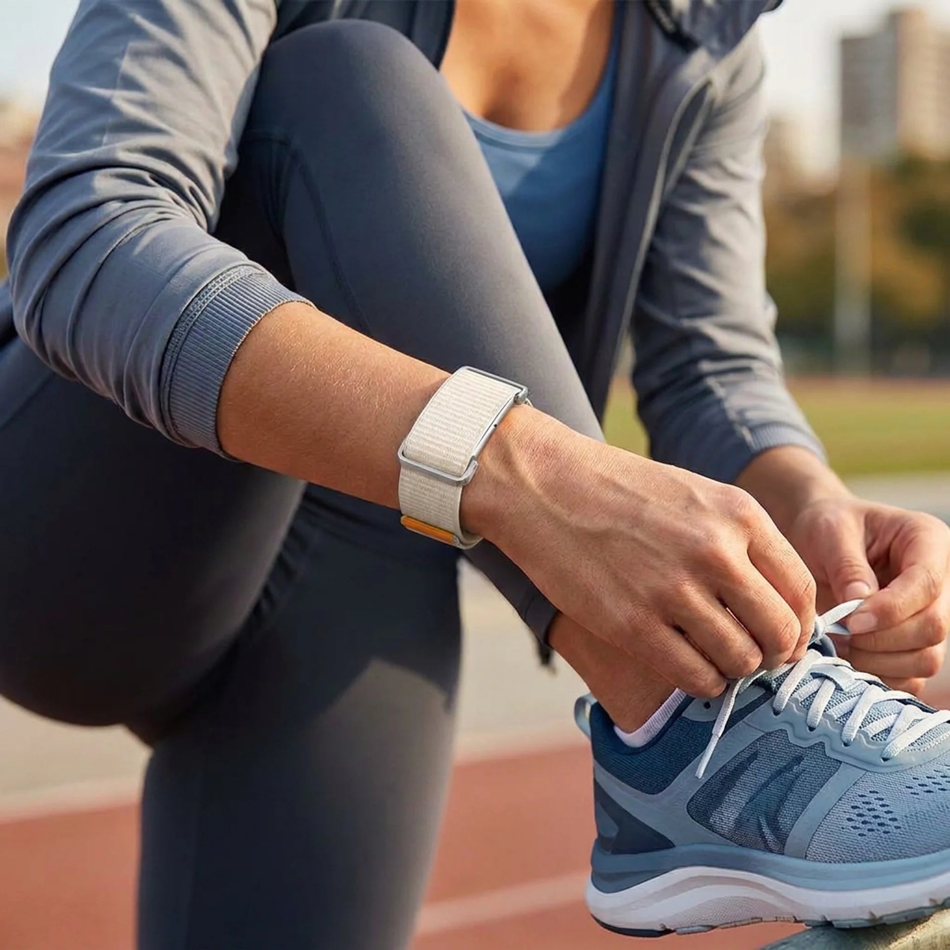 Fitbit Air Nylon Strap with Frame (Starlight)