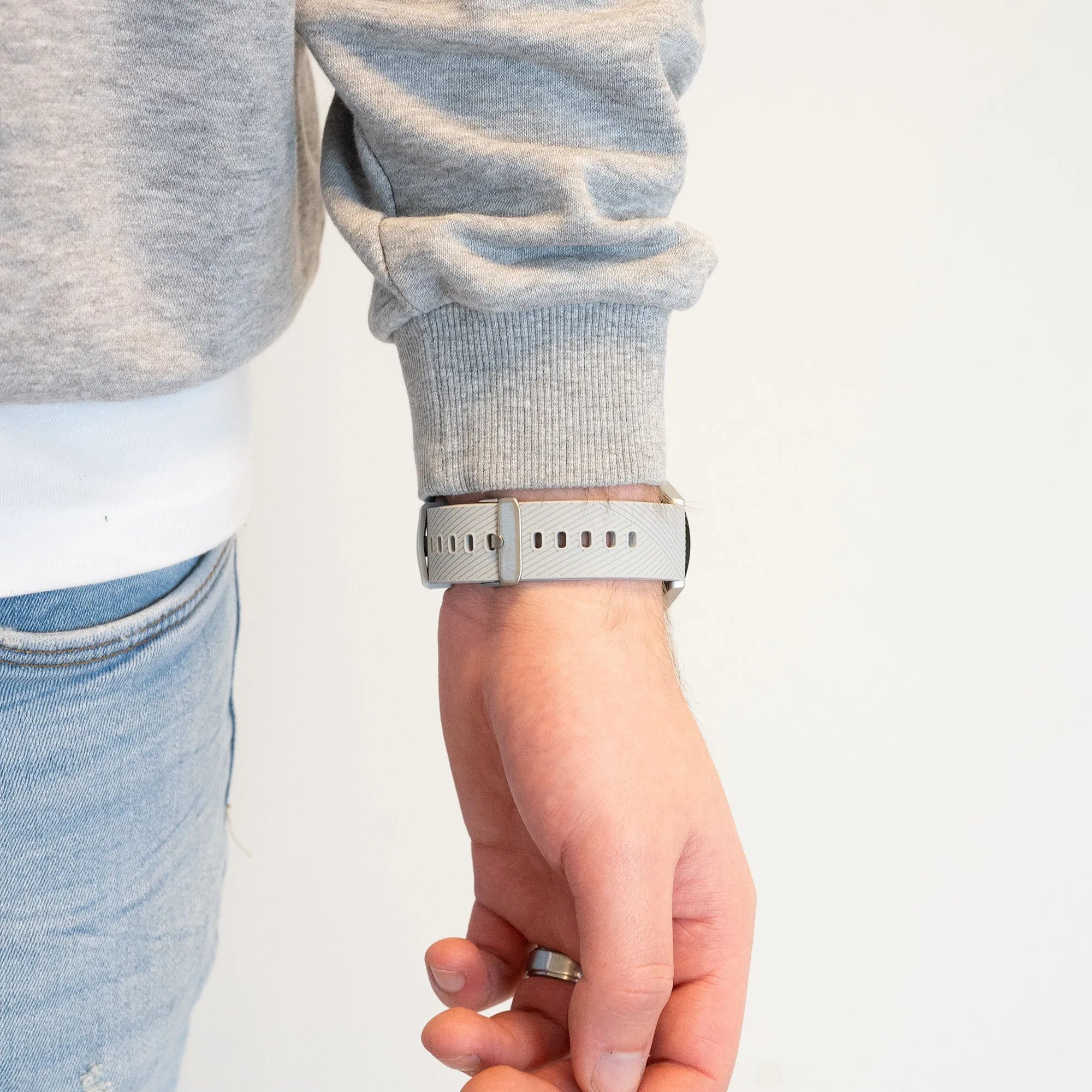 Bandz Gard Pro Health Smartwatch 3 - 41mm Silicone Strap 'Deluxe' (Grey)