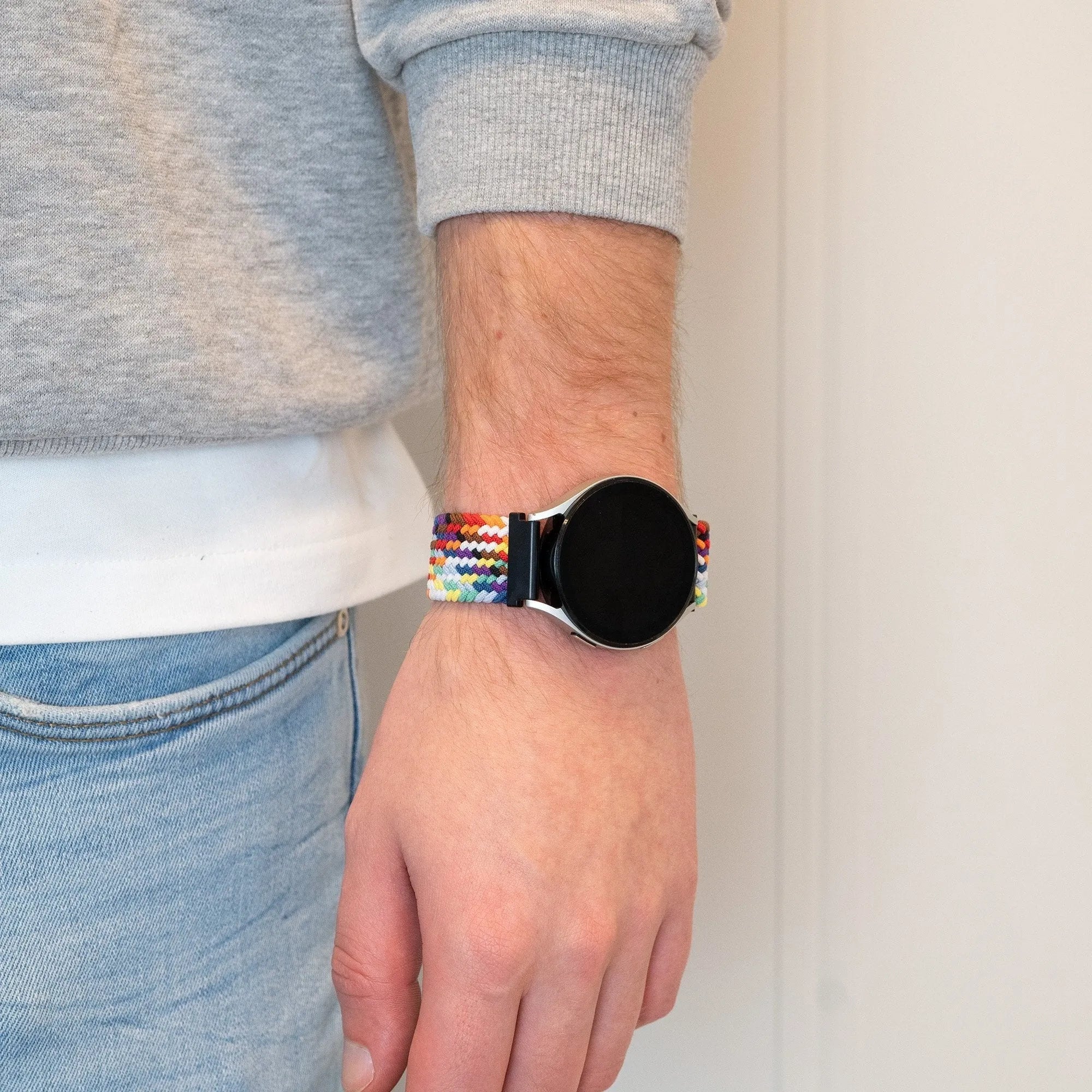 Bandz Polar Ignite 3 Woven Nylon Strap (Rainbow)