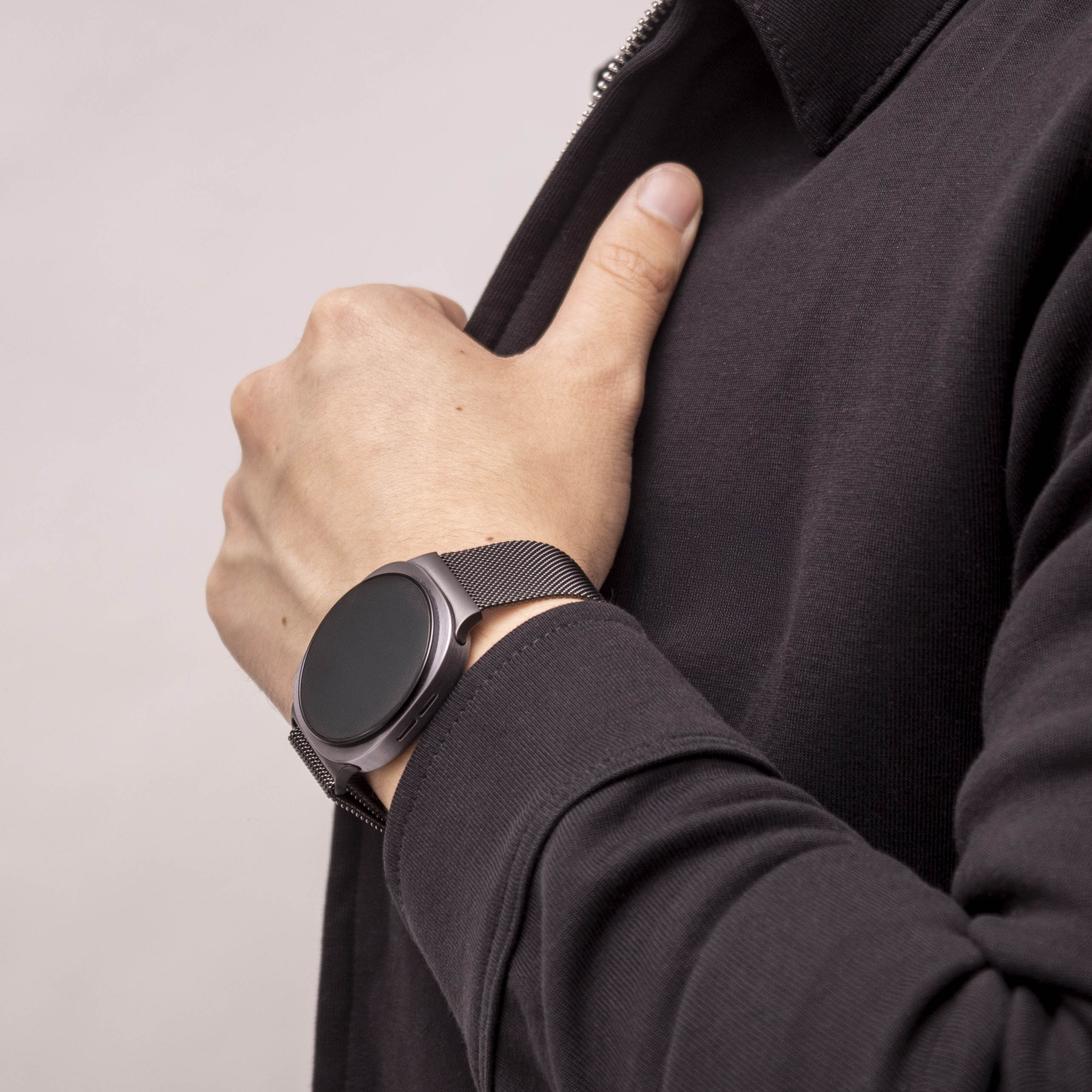 Samsung Galaxy Watch 8 Classic Milanese Strap (Black)
