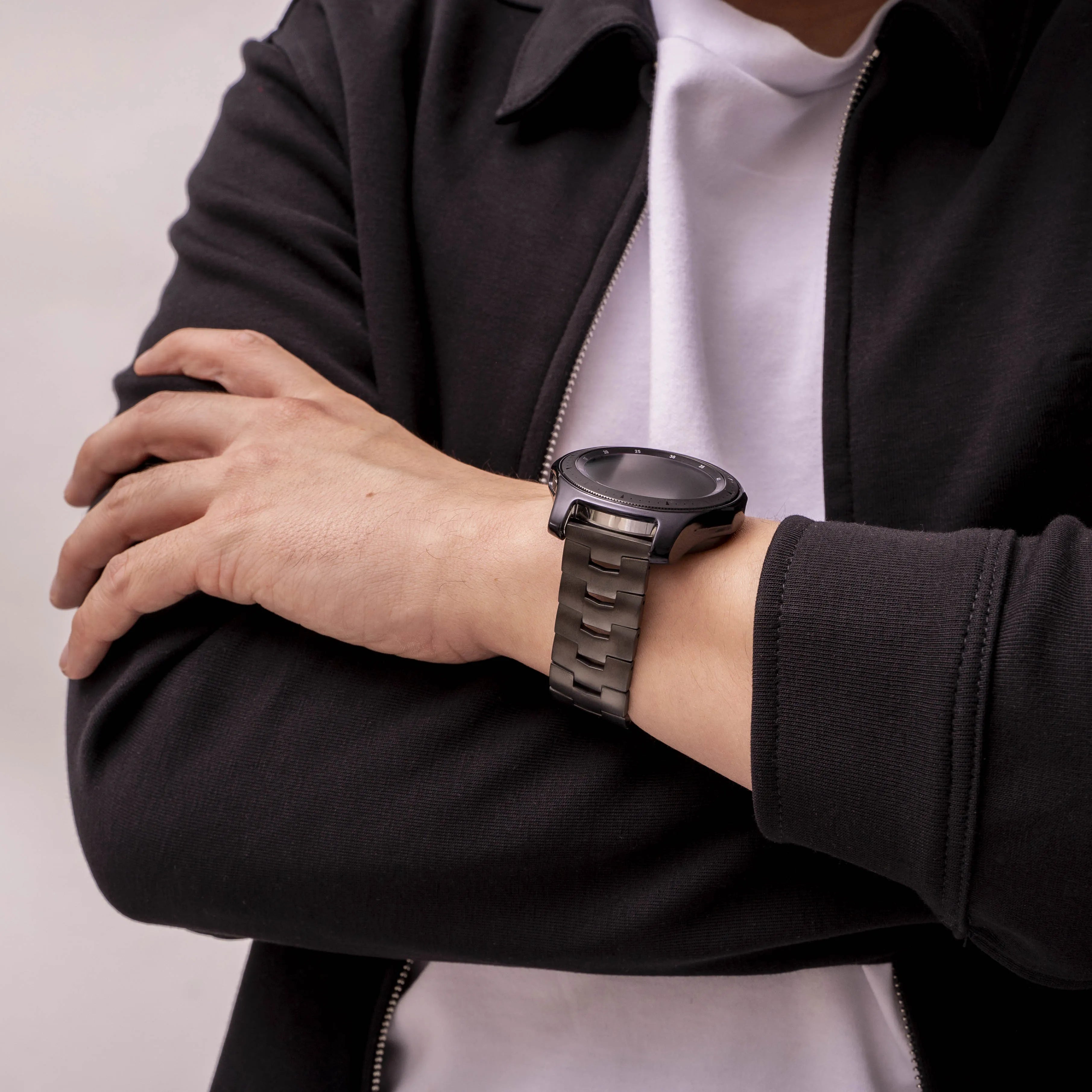 Oppo Watch X2 Titanium Grain Strap (Flat Closure) (Graphite)