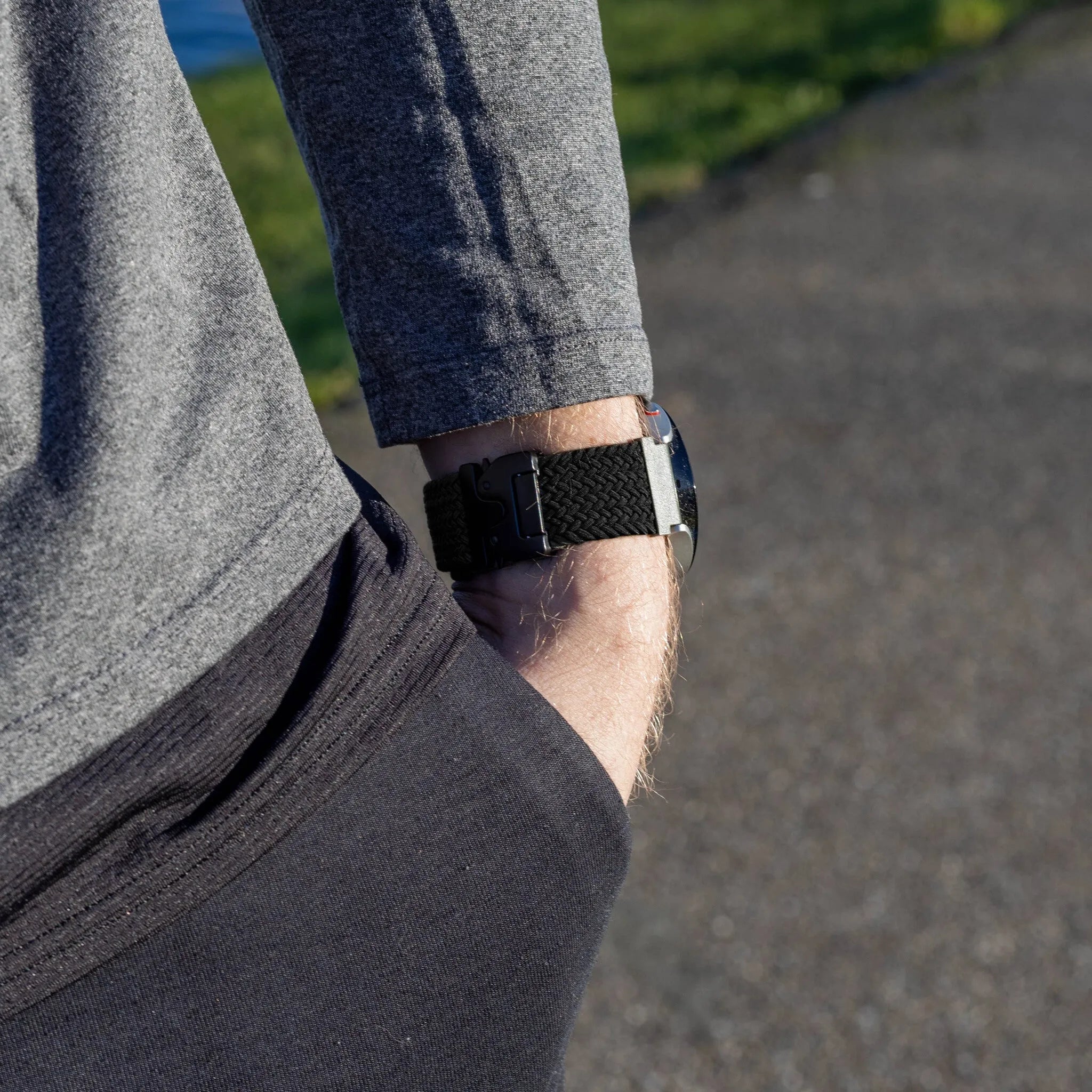 Oppo Watch X3 Braided Strap P-Buckle (Black)