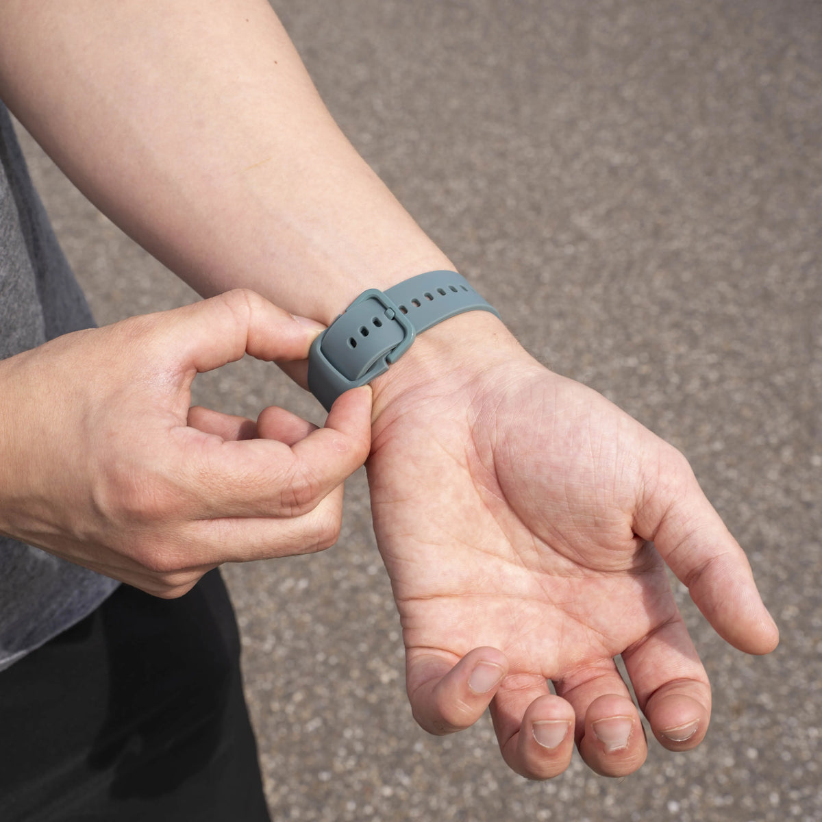 Silicone Strap, lifestyle photo