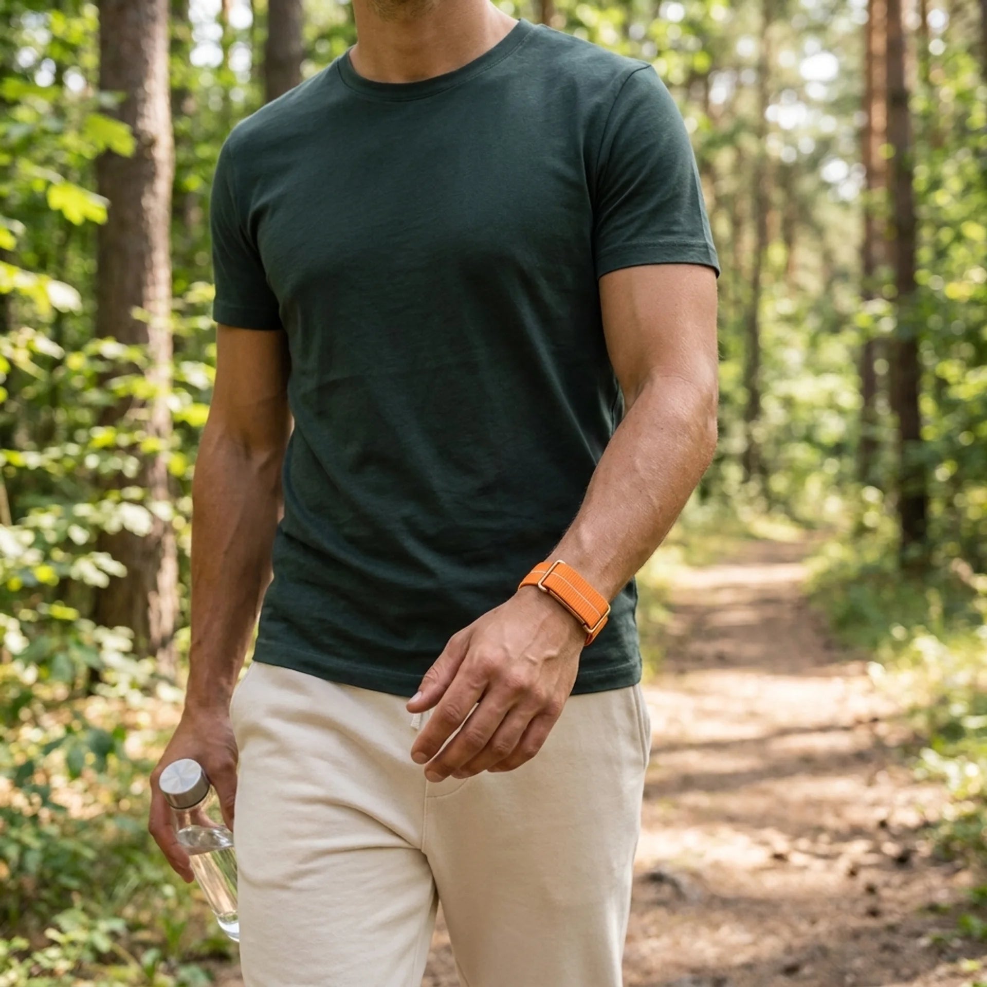 Fitbit Air Ultra Thin Nylon Strap (Orange)