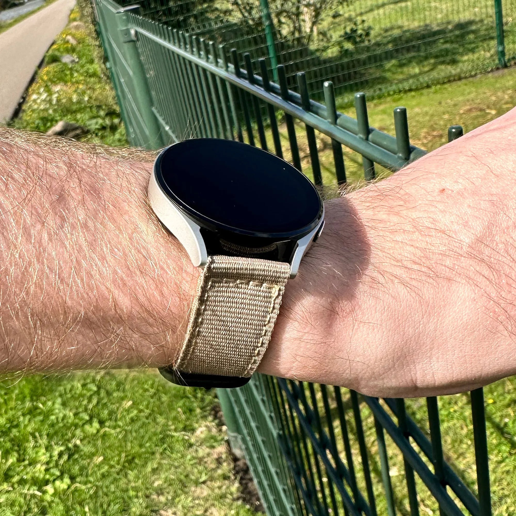 Polar Grit X2 Pro Nylon Buckle Strap (Khaki)