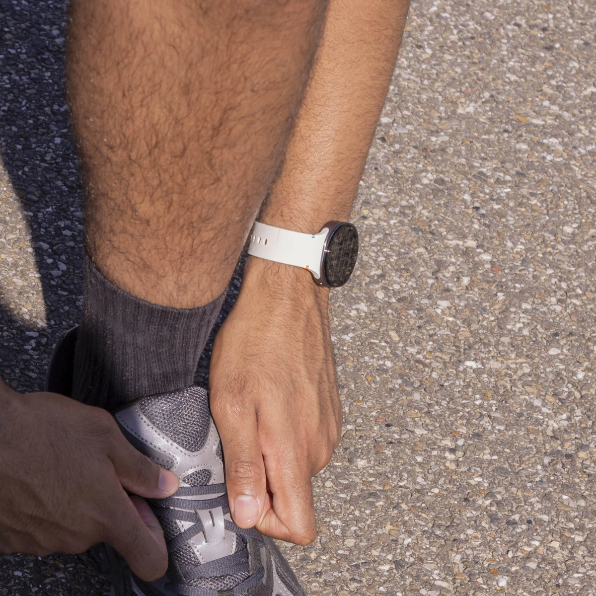 Silicone Strap, starlight, lifestyle photo