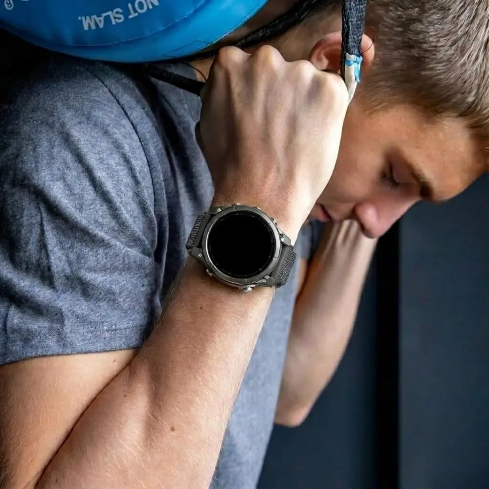 Garmin Fenix 8 - 43mm Premium Nylon Strap (Dark Grey)
