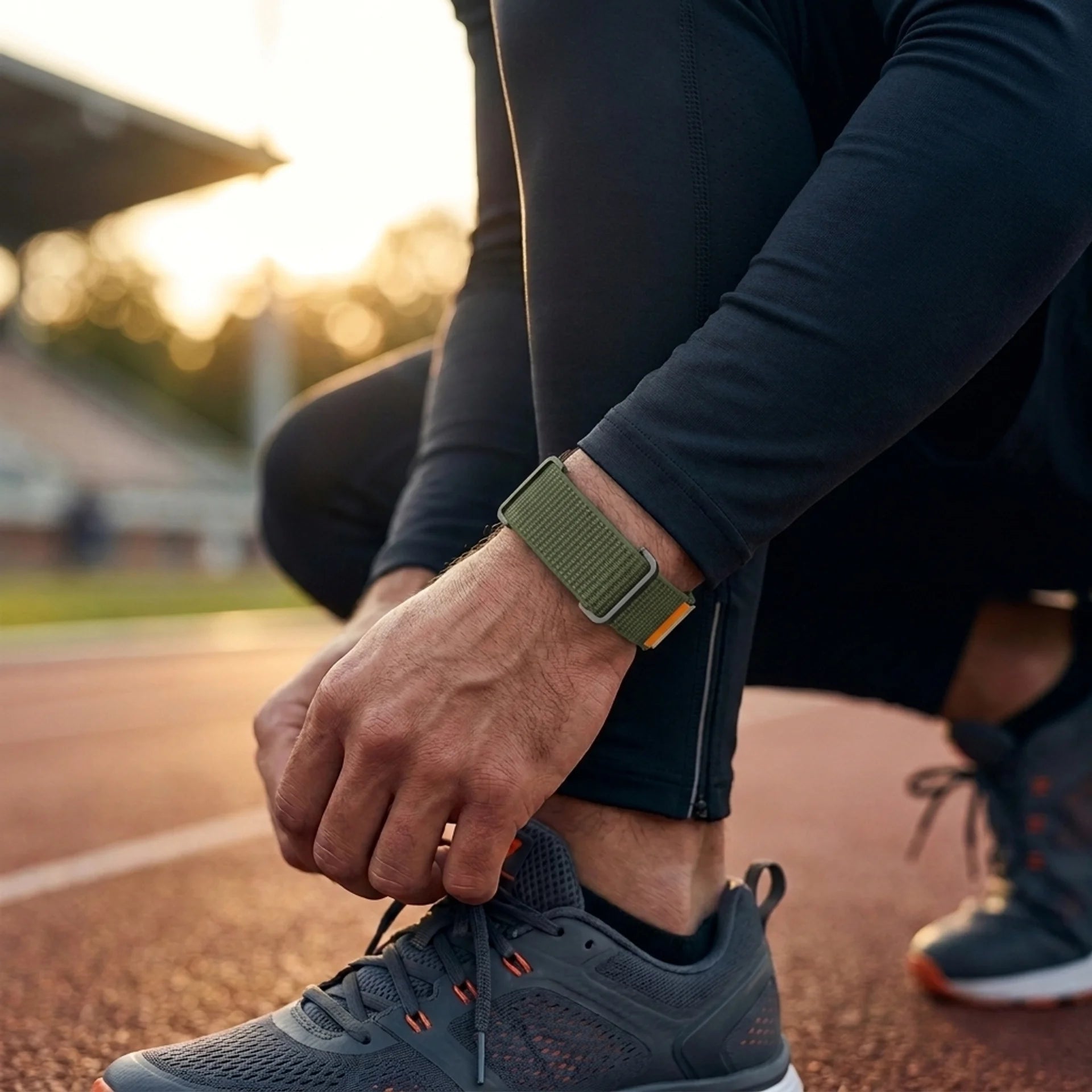 Fitbit Air Nylon Strap with Frame (Army Green)
