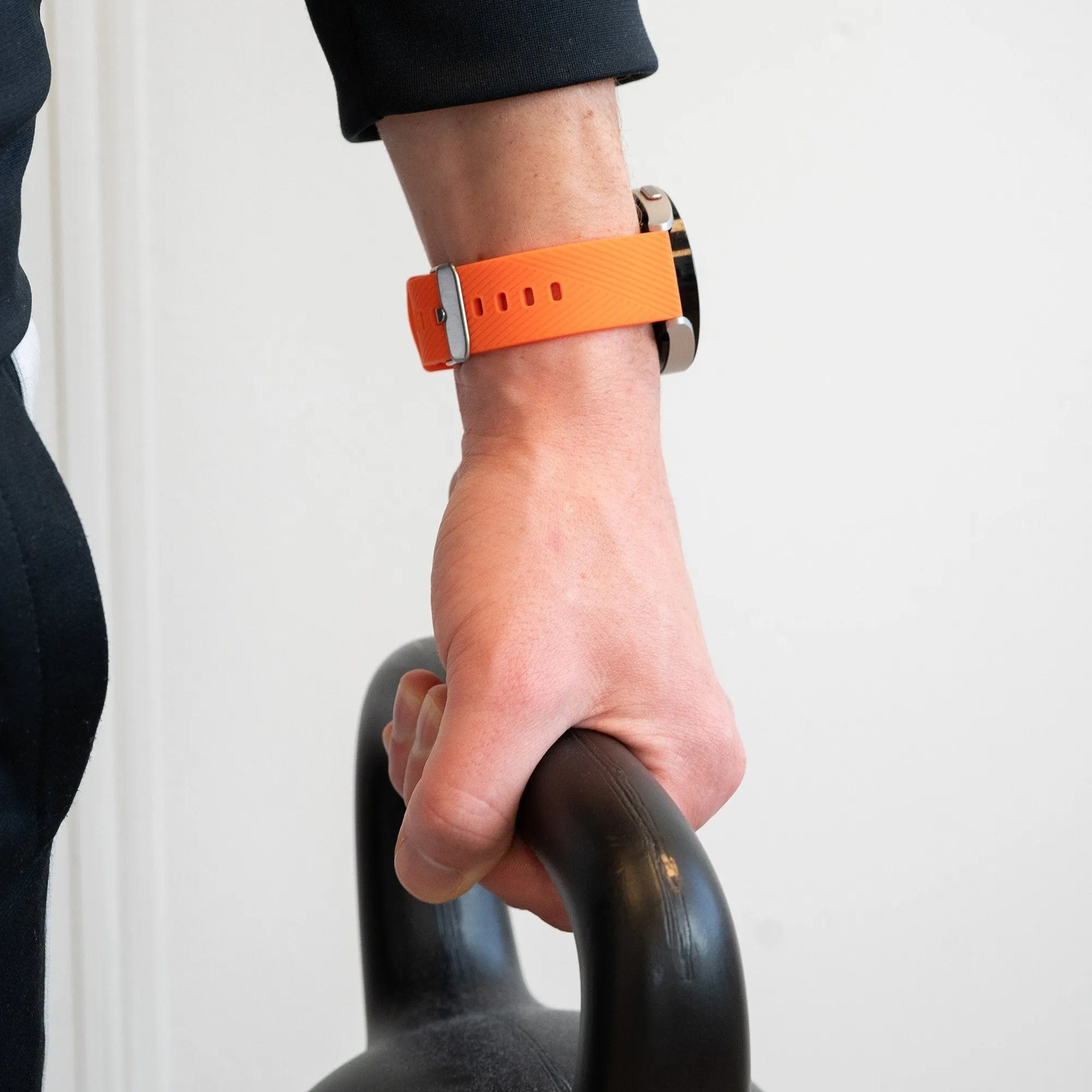 Bandz ICE Smart 2.0 Rectangular 1.96 Silicone Strap 'Deluxe' (Orange)