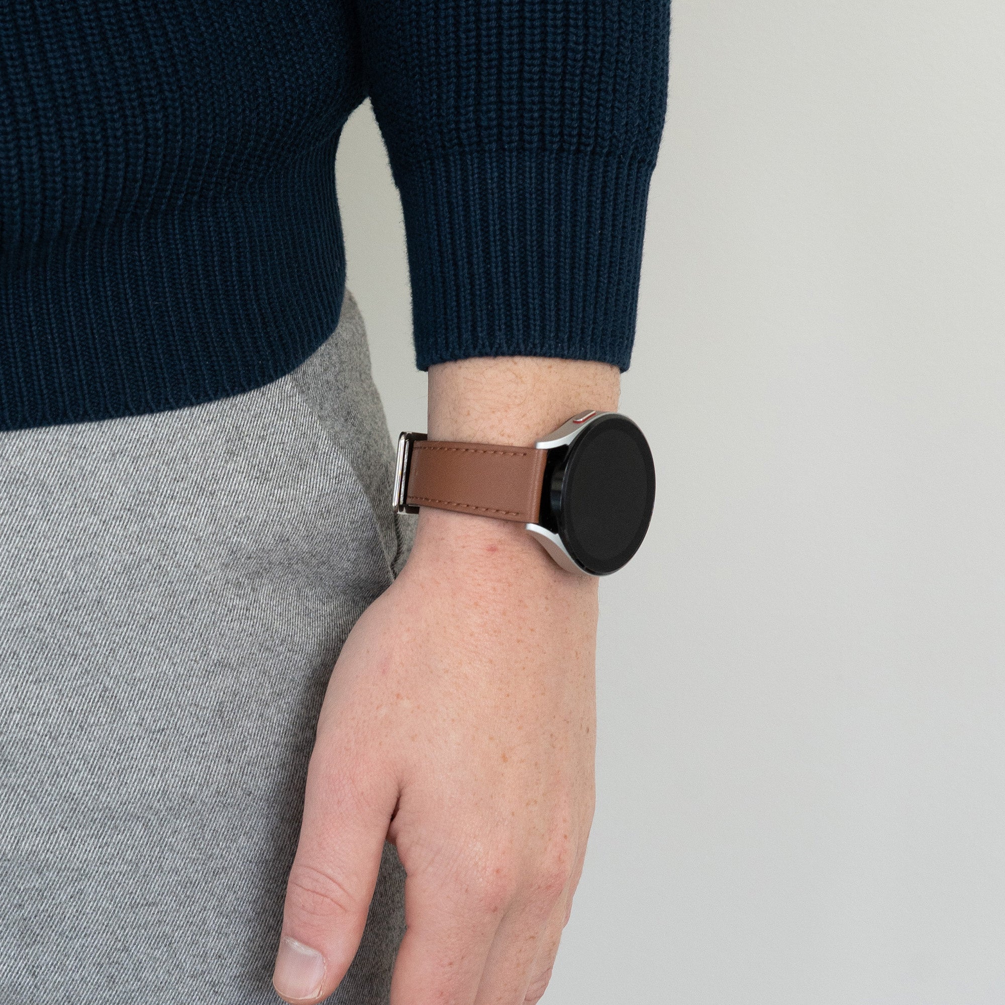 Bandz CMF Watch Pro 3 Leather Strap 'Deluxe' (Brown)
