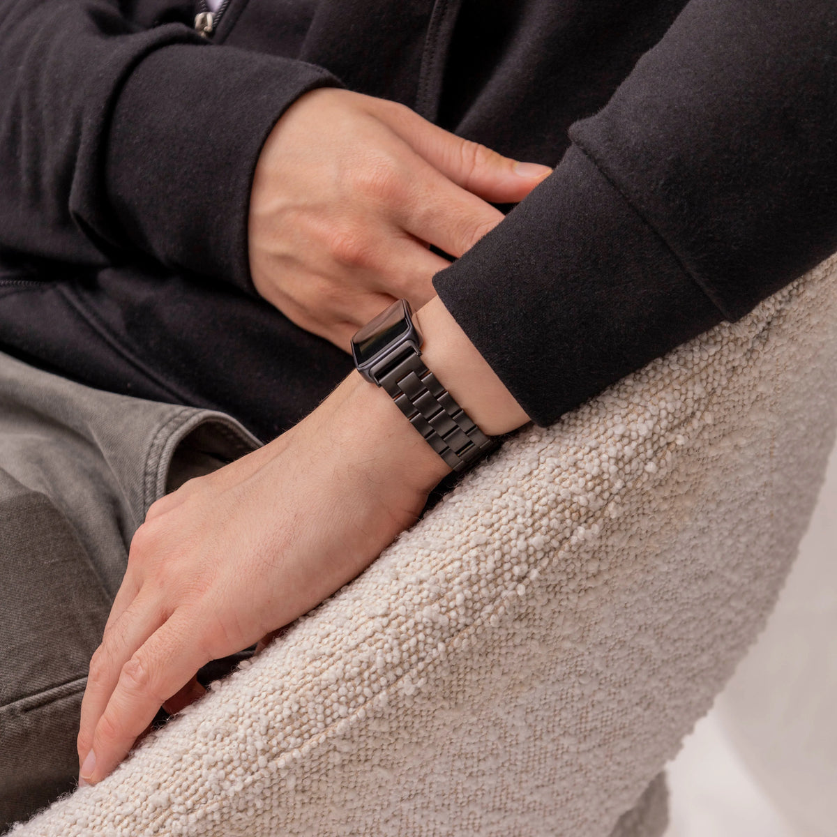Steel Strap, black, lifestyle photo