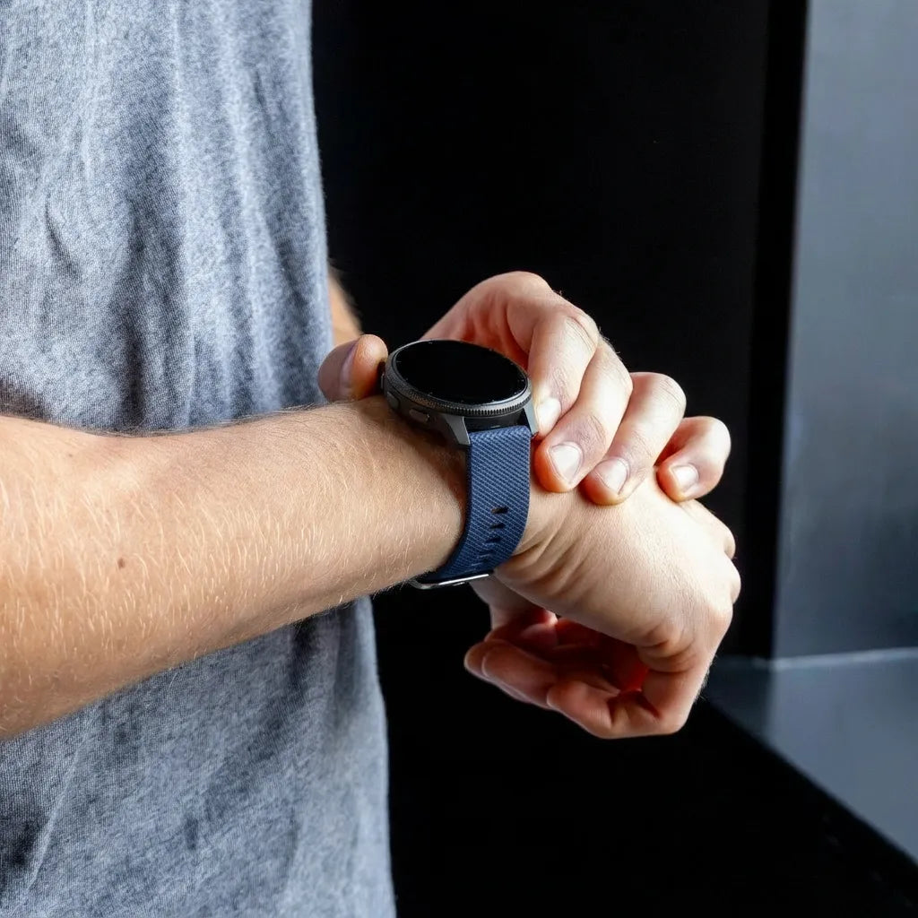 Coros Apex 42mm Silicone Strap (Dark Blue)