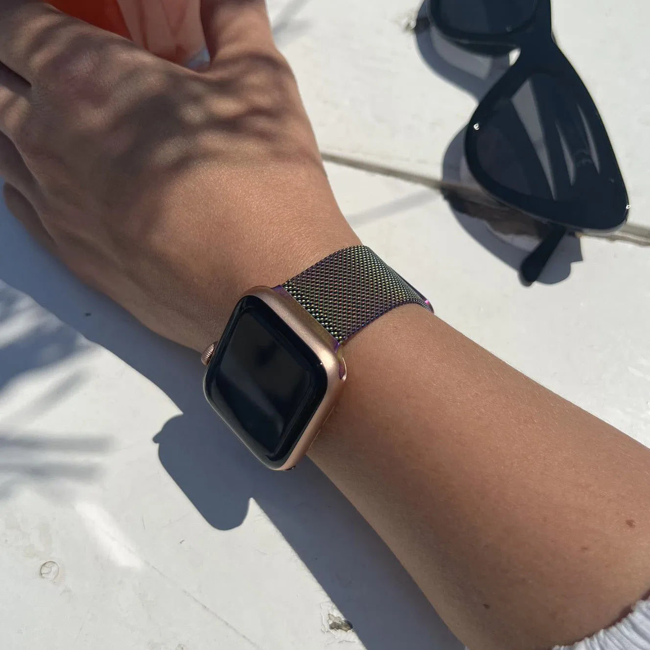 Milanese Strap, lifestyle photo