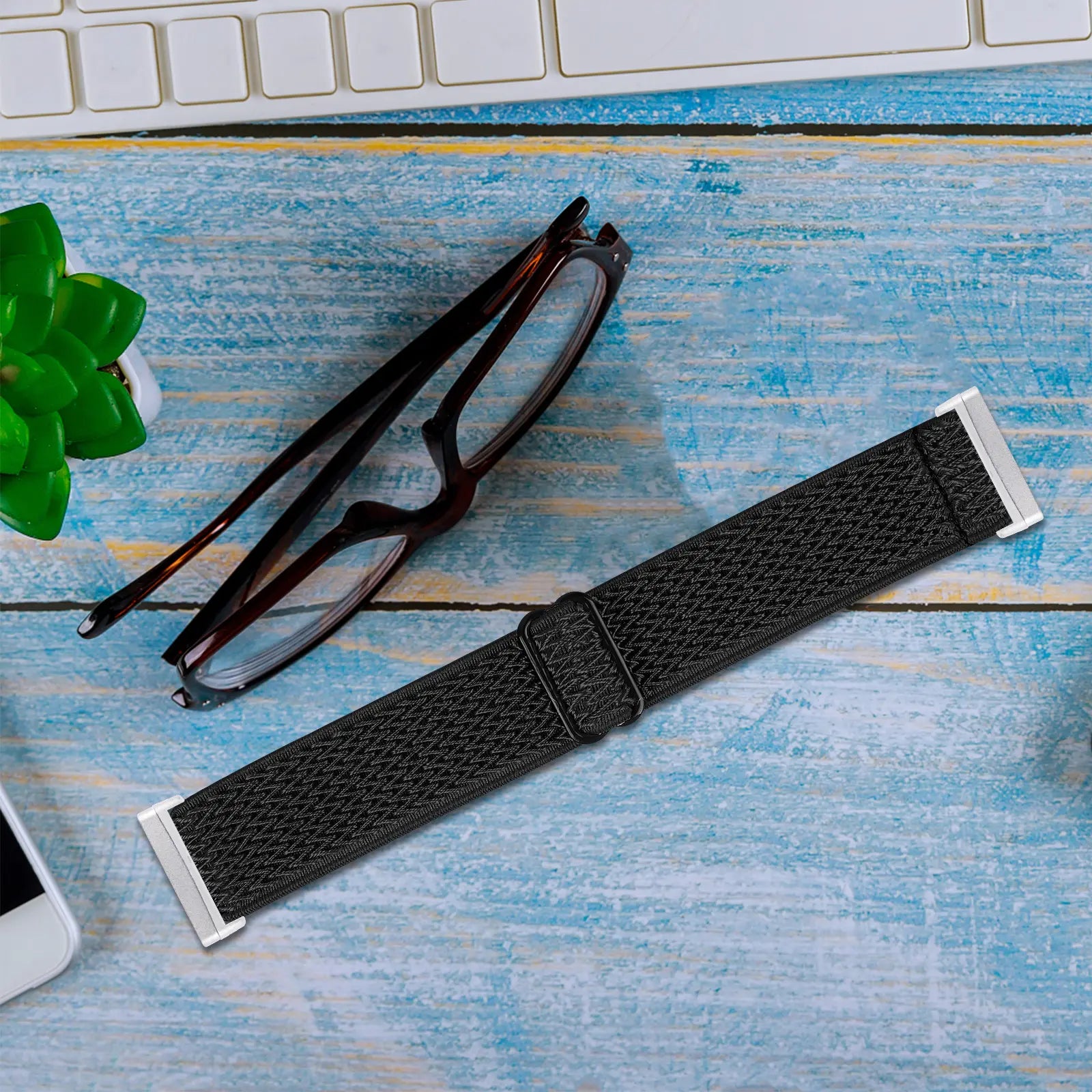 Fitbit Sense 2 Elastic Strap (Black)