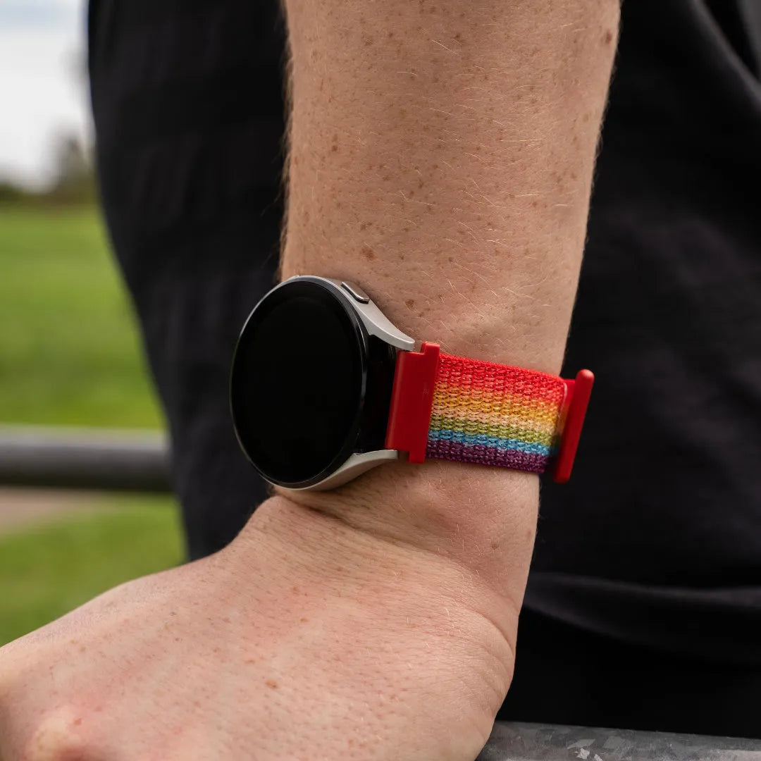 Coros Pace 2 Nylon Strap (Rainbow)