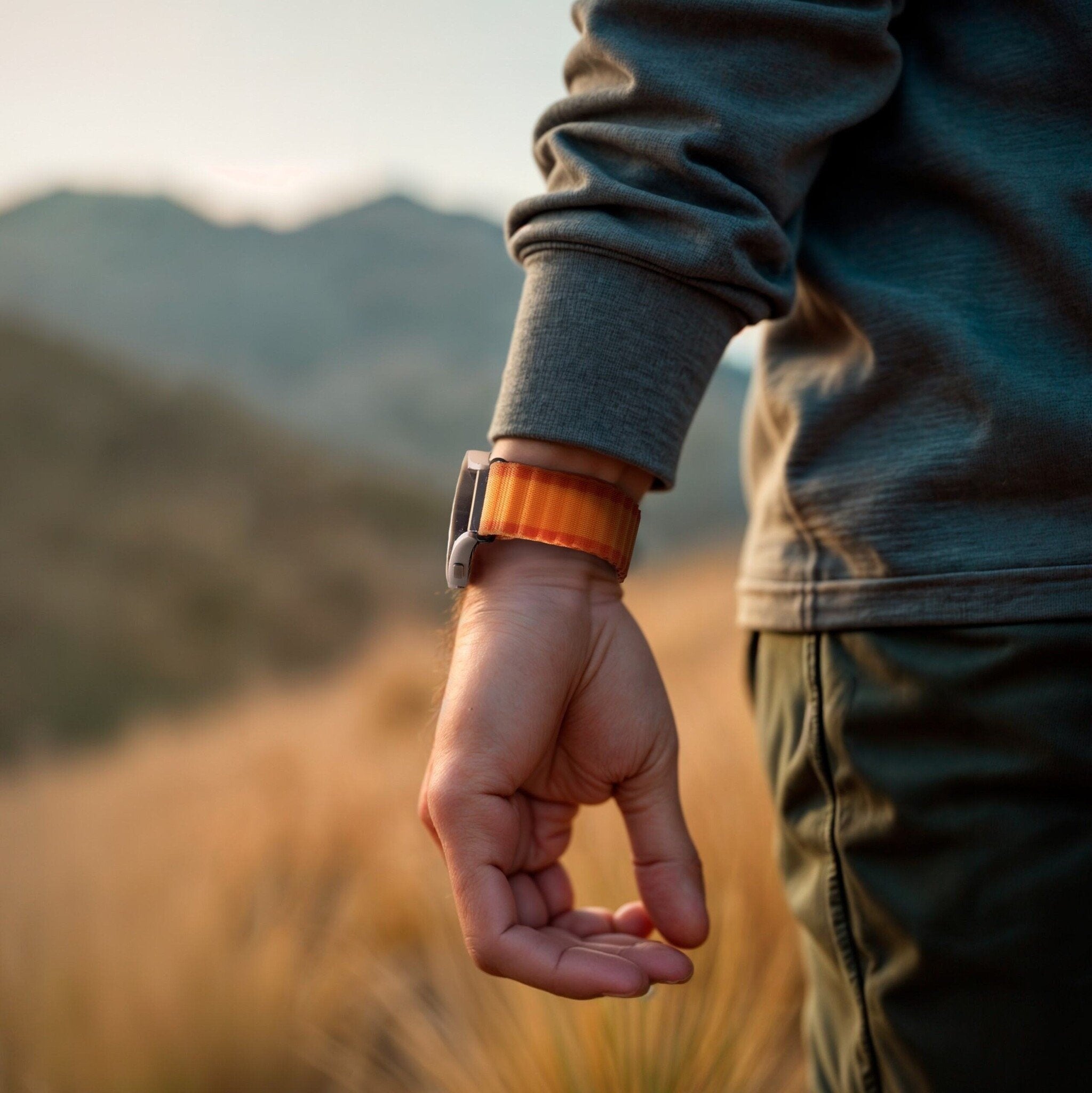 Amazfit Balance 2 Outdoor Nylon Strap (Orange)