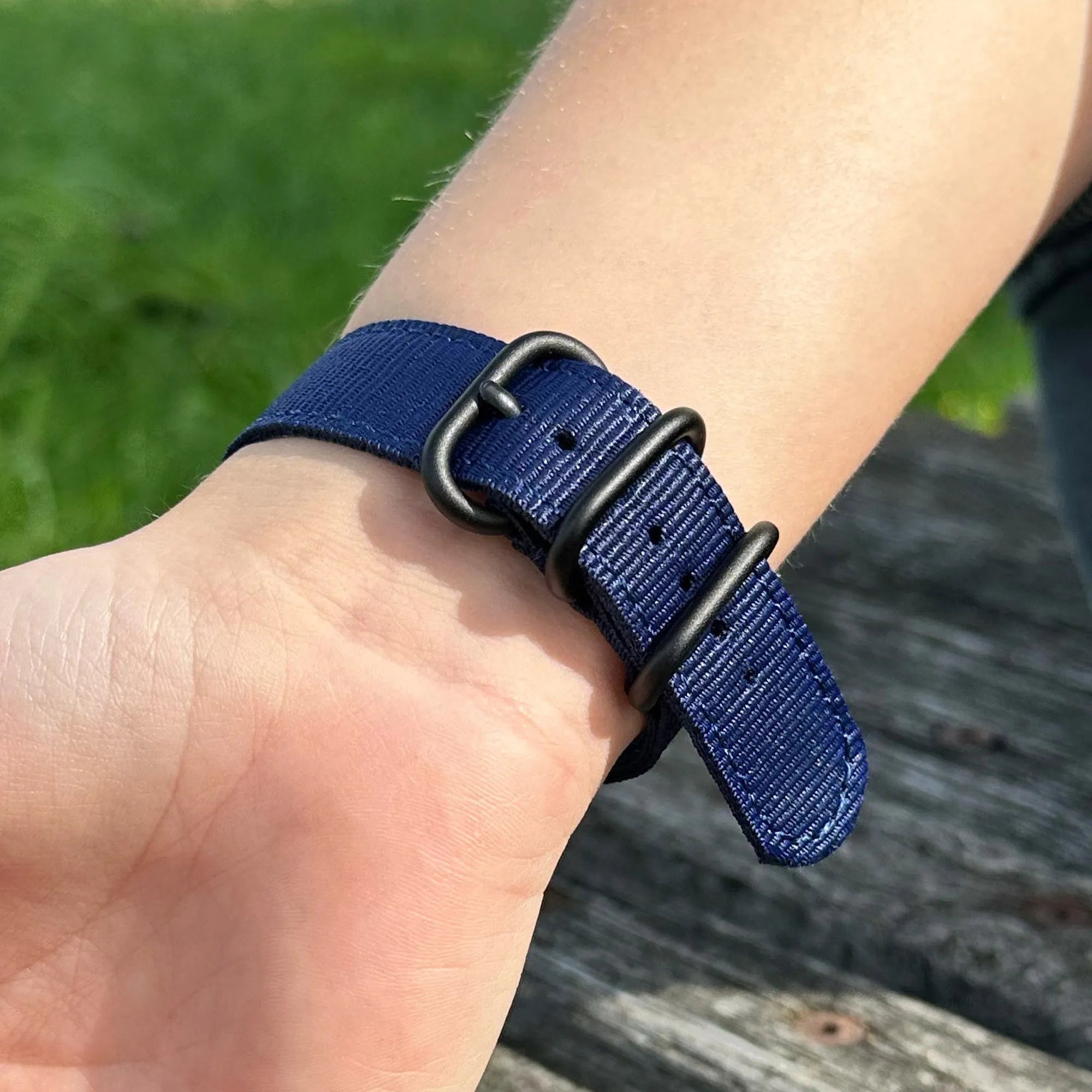 Coros Pace 3 Nylon Buckle Strap (Blue)