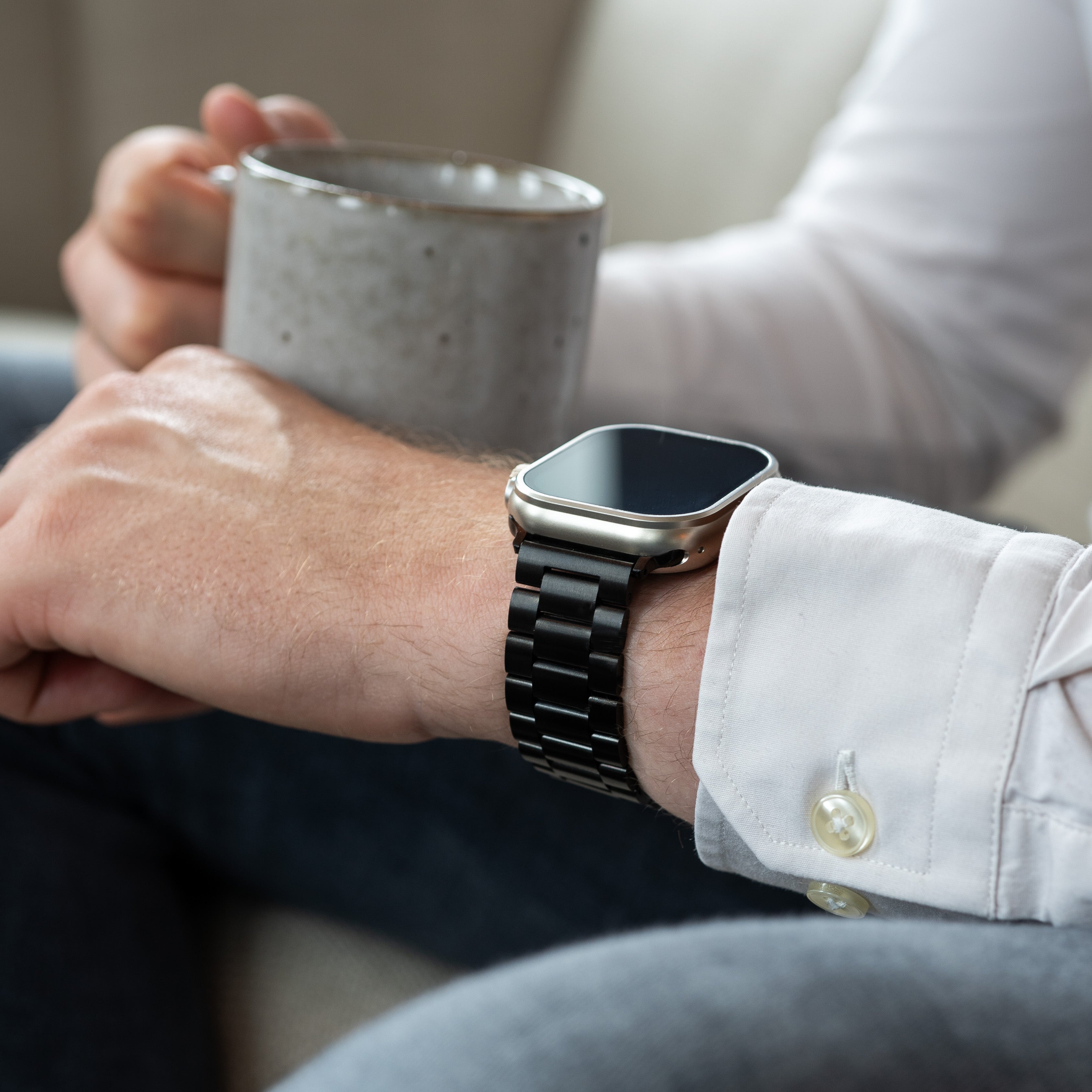 Apple Watch Titanium Strap (Black)